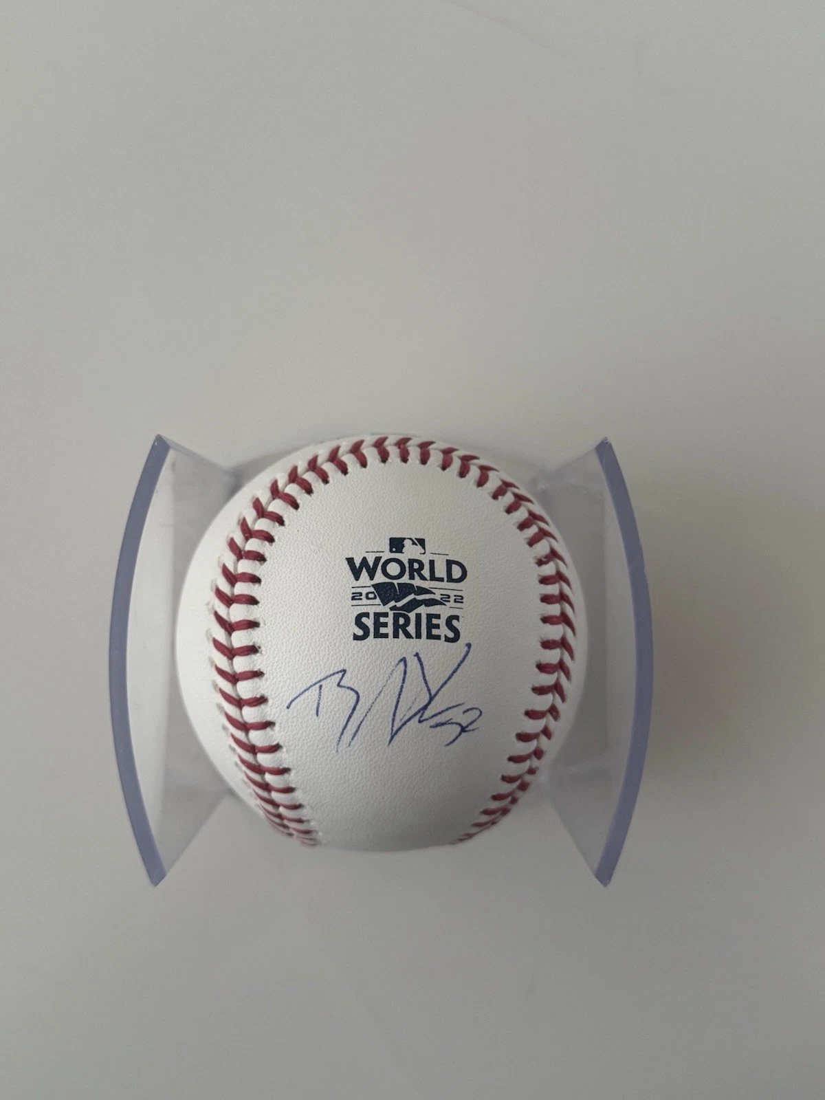 Bryan Abreu Houston Astros Autographed 2022 World Series Baseball JSA COA