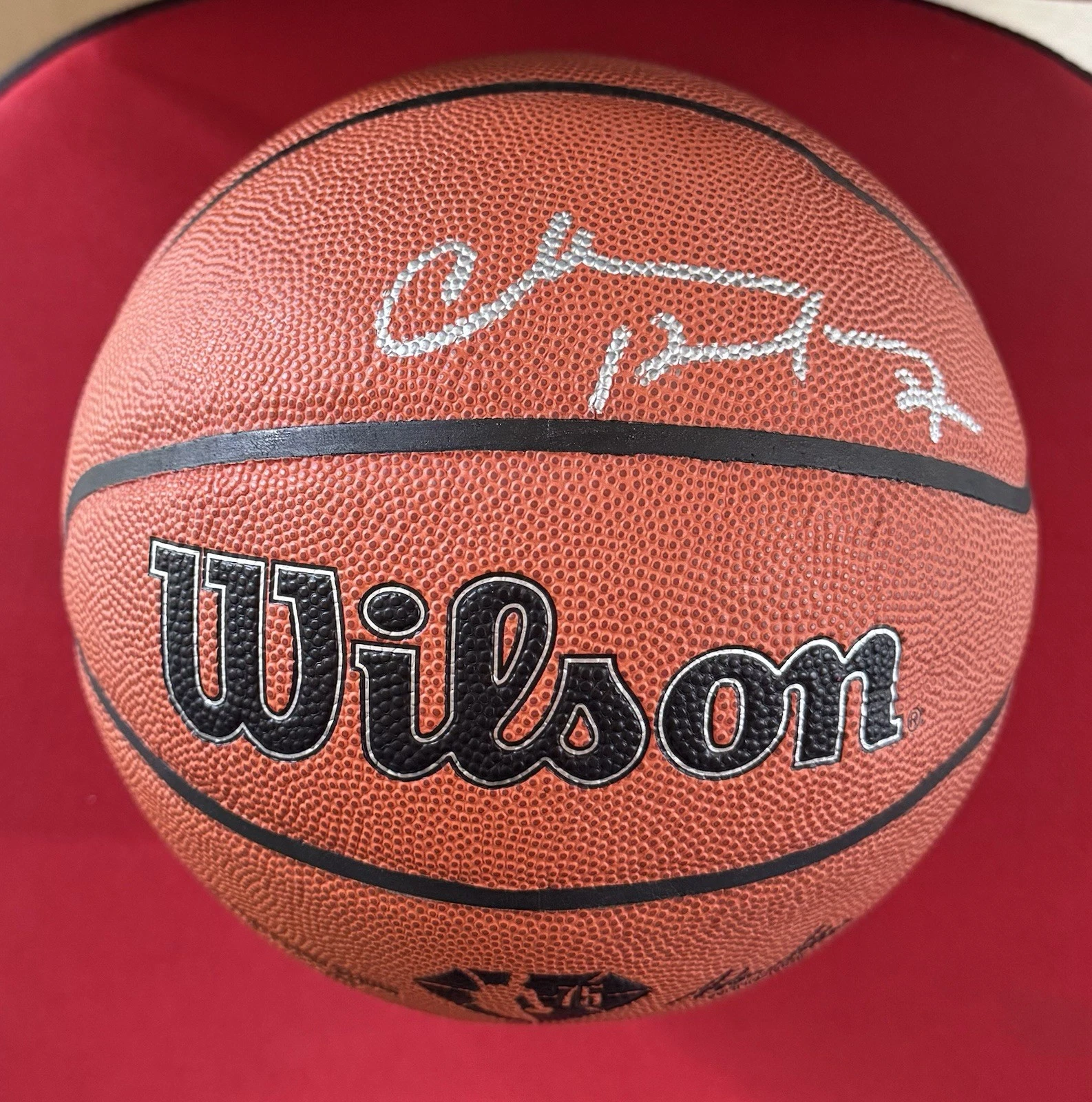 Charles Barkley NBA 75th Anniversary Autographed Basketball JSA COA