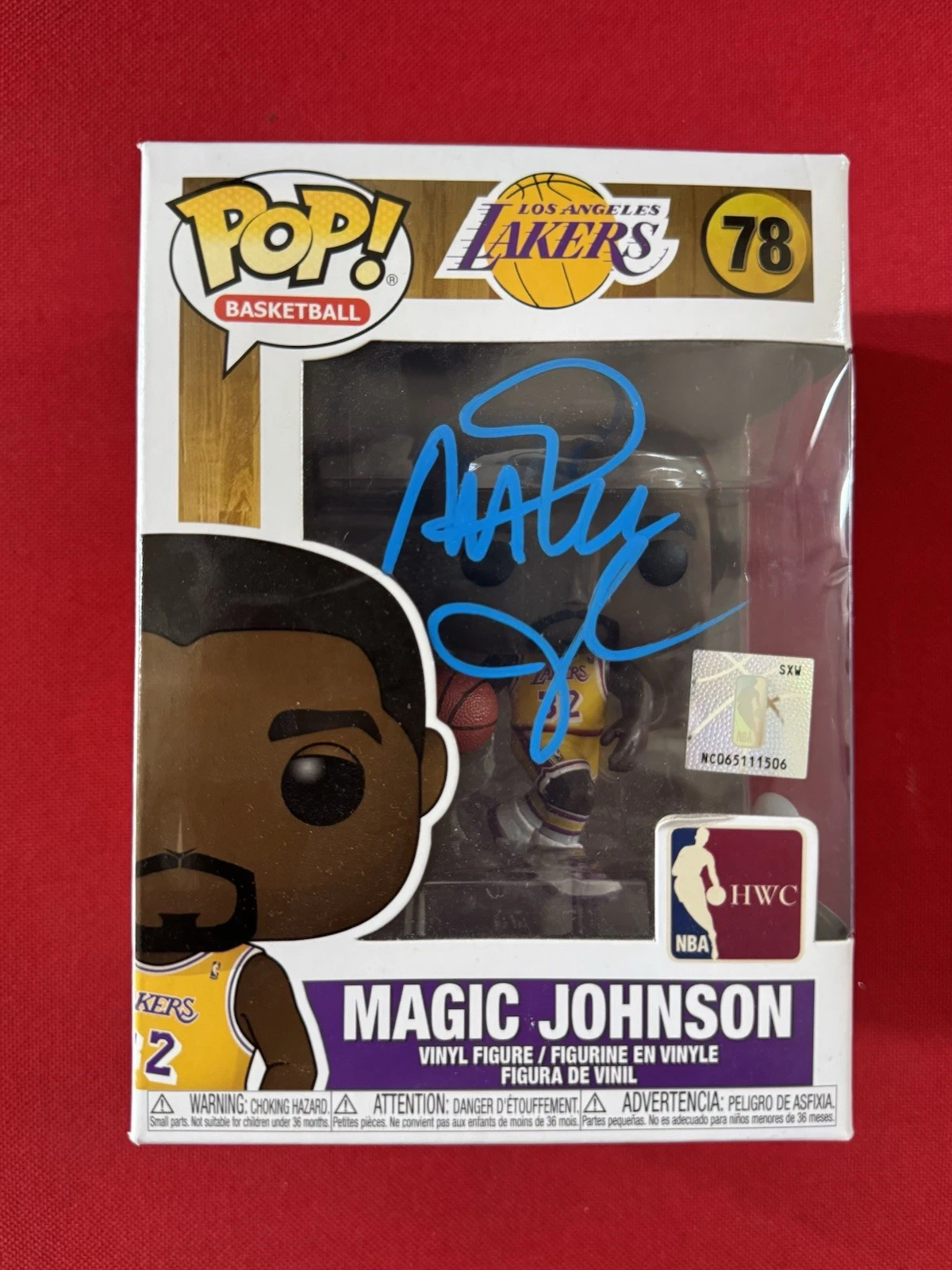 Magic Johnson Los Angeles Lakers Autographed Funko Pop  #78 JSA COA READ￼