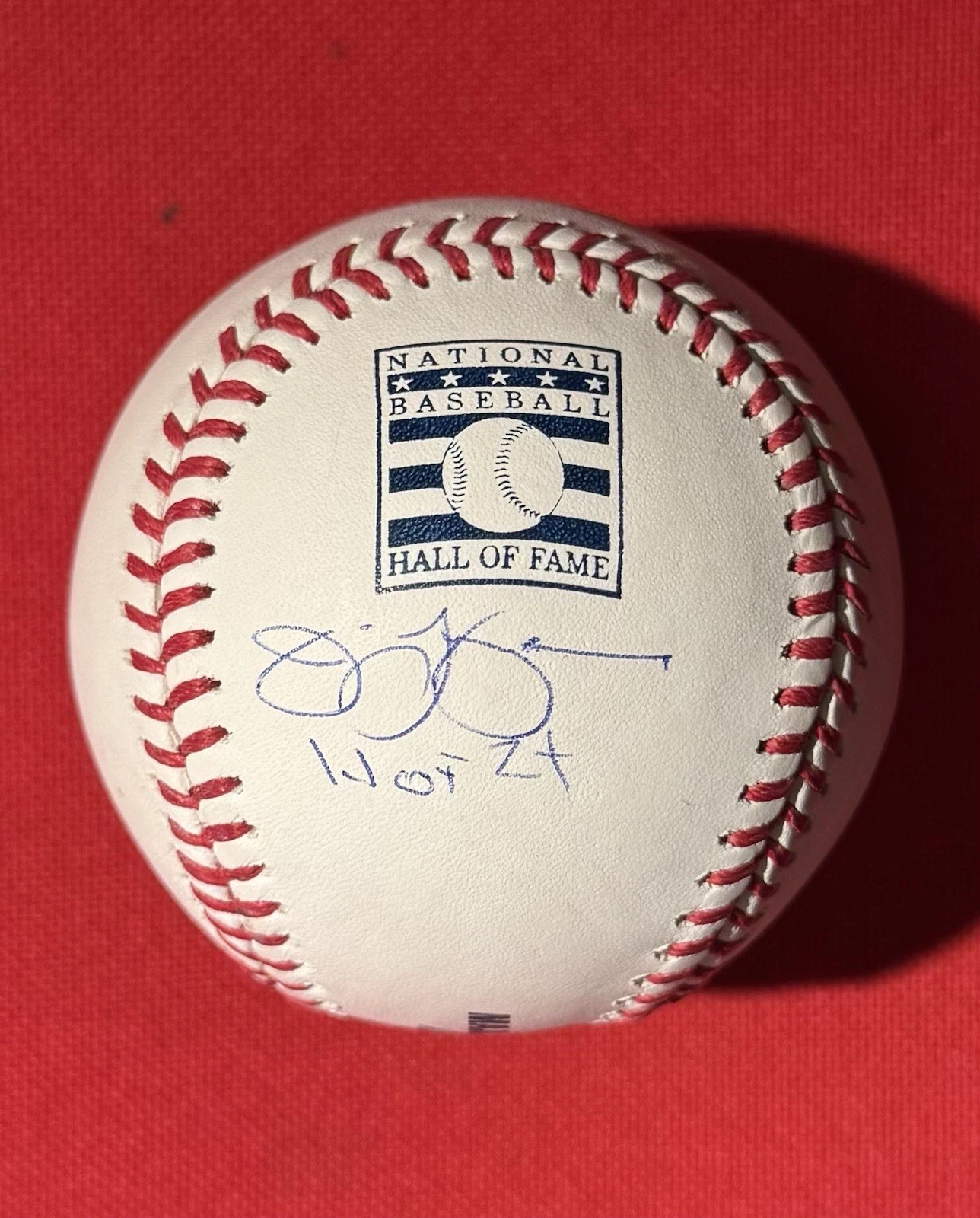 Jim Leyland Autographed Hall of Fame Baseball Inscribed “HOF 24” JSA COA