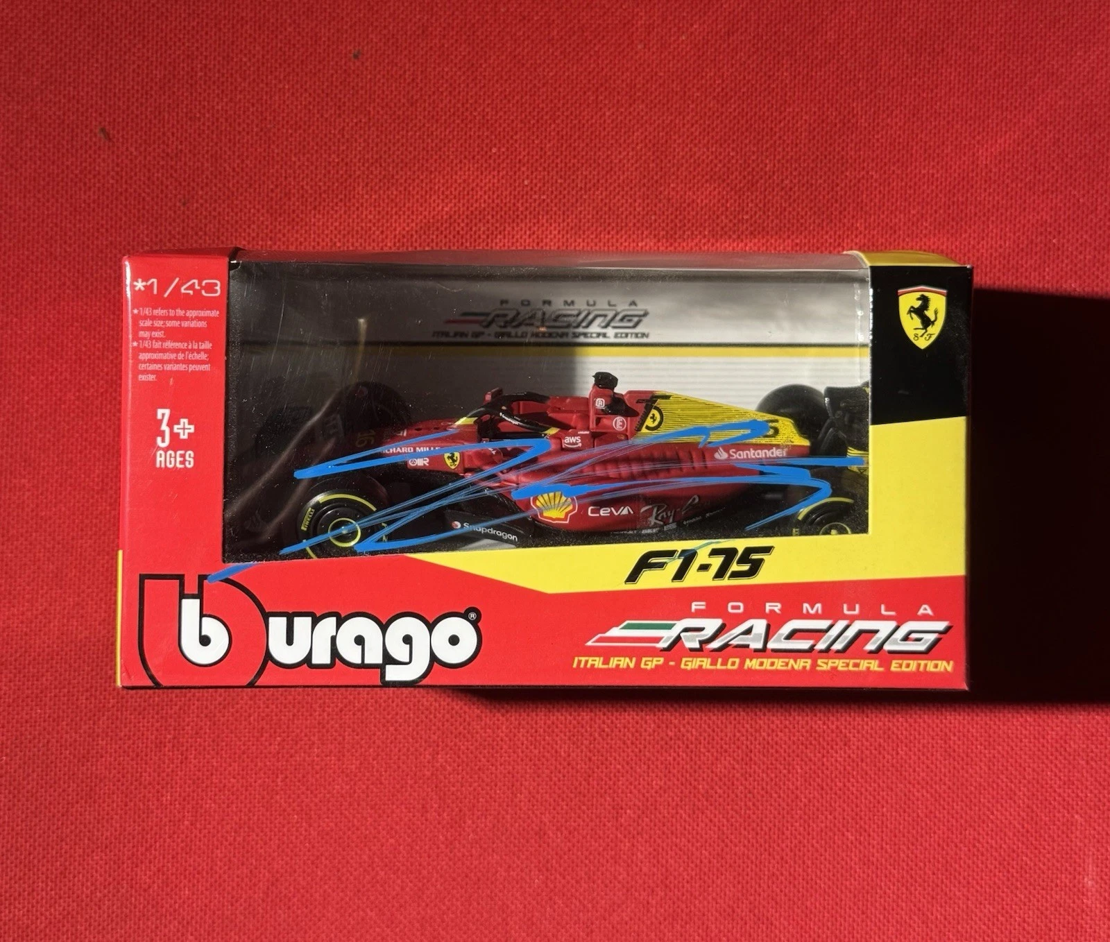 Charles Leclerc Autographed Ferrari Racing Car Formula 1 JSA COA