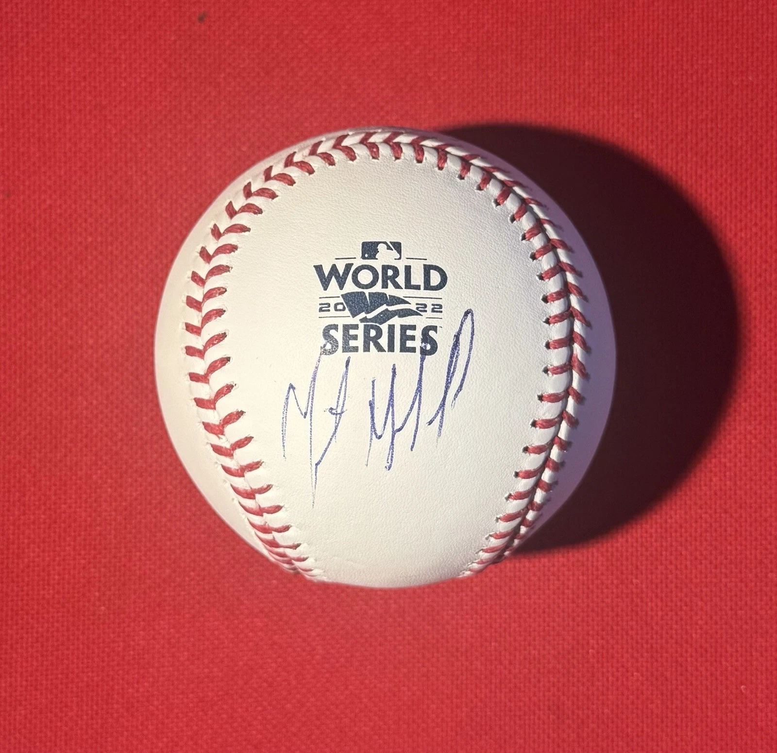 Martin Maldonado Houston Astros Autographed 2022 World Series Baseball JSA Cert