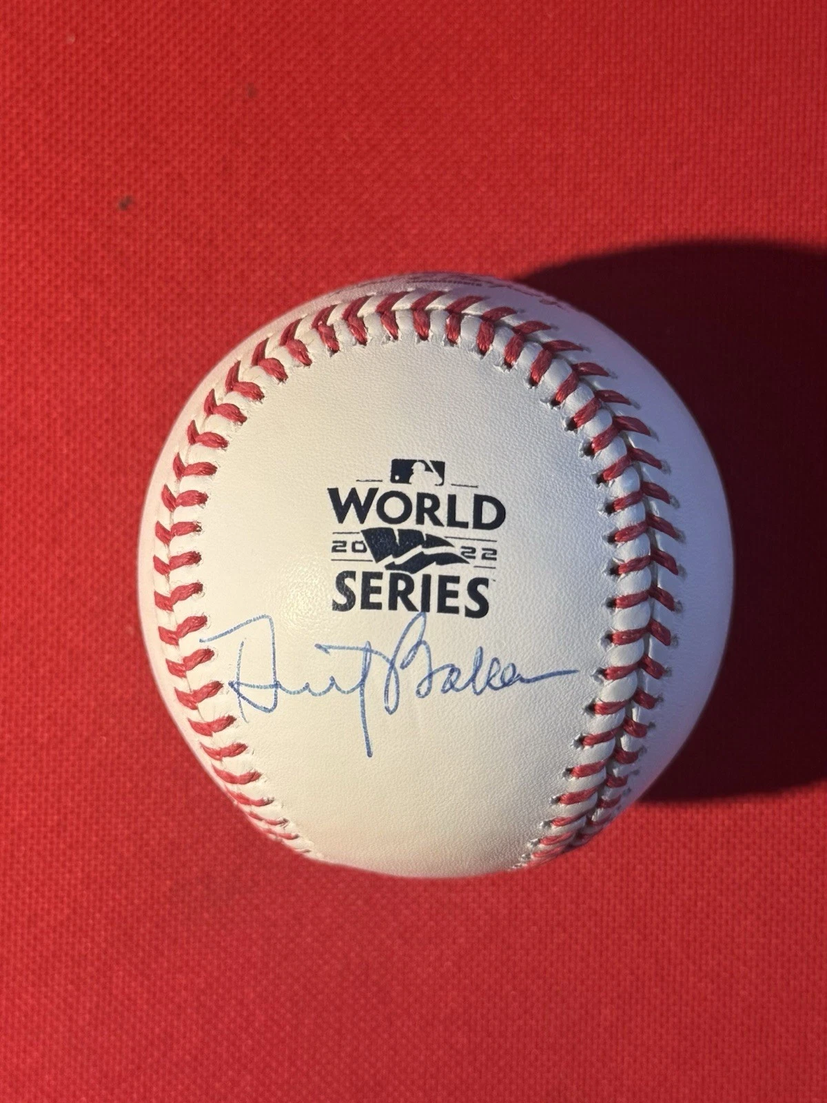 Dusty Baker Signed 2022 World Series Baseball JSA COA Houston Astros HOF Auto
