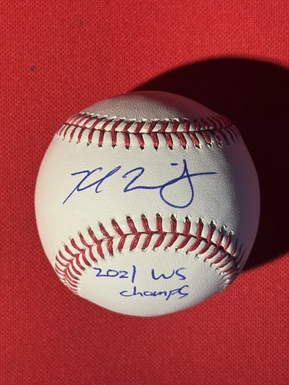 Kyle Wright Atlanta Braves Autographed Baseball “2021 WS Champs” JSA COA