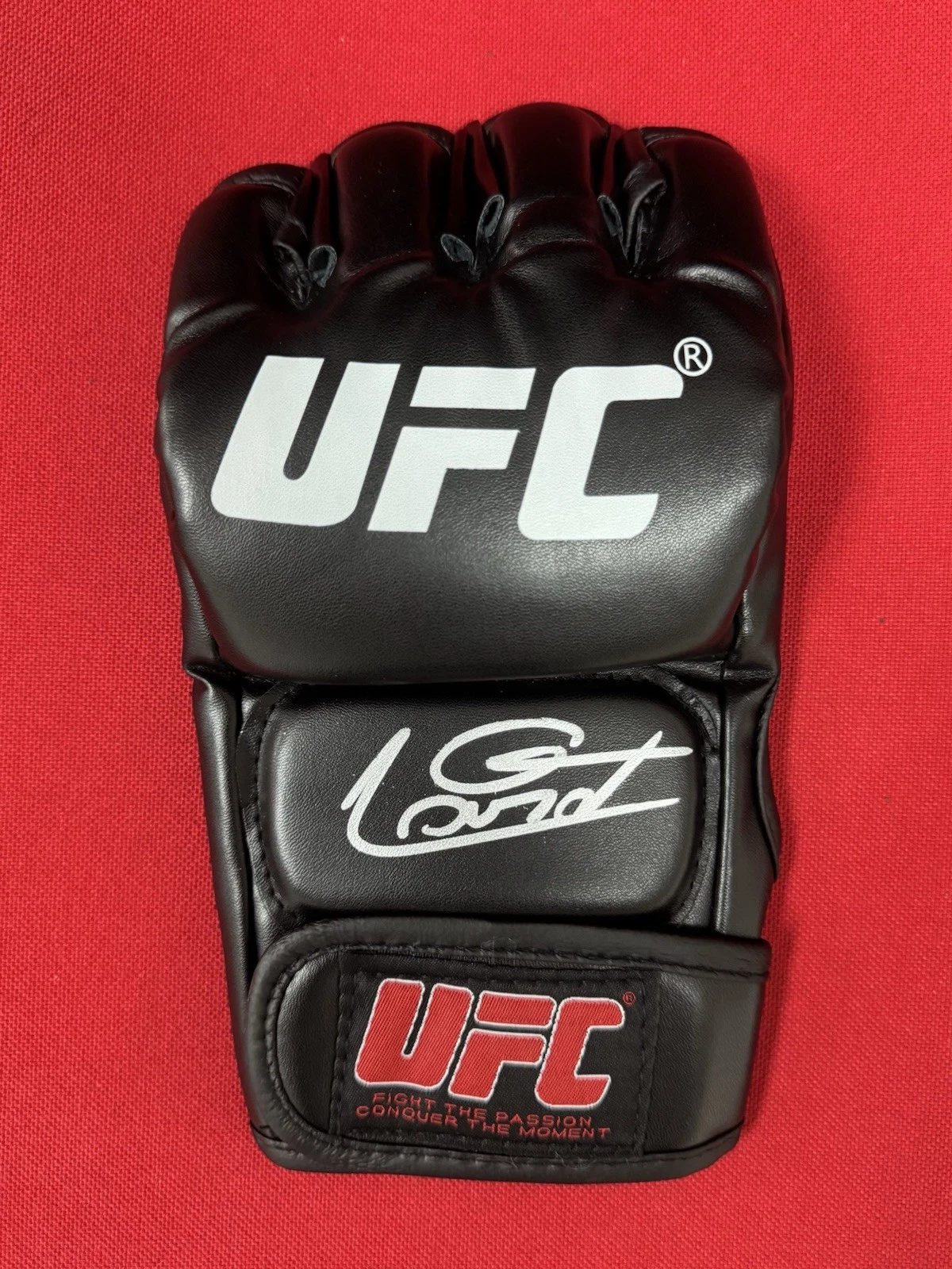 Jean “Lord” Silva Fighter Autographed UFC MMA Glove Beckett COA