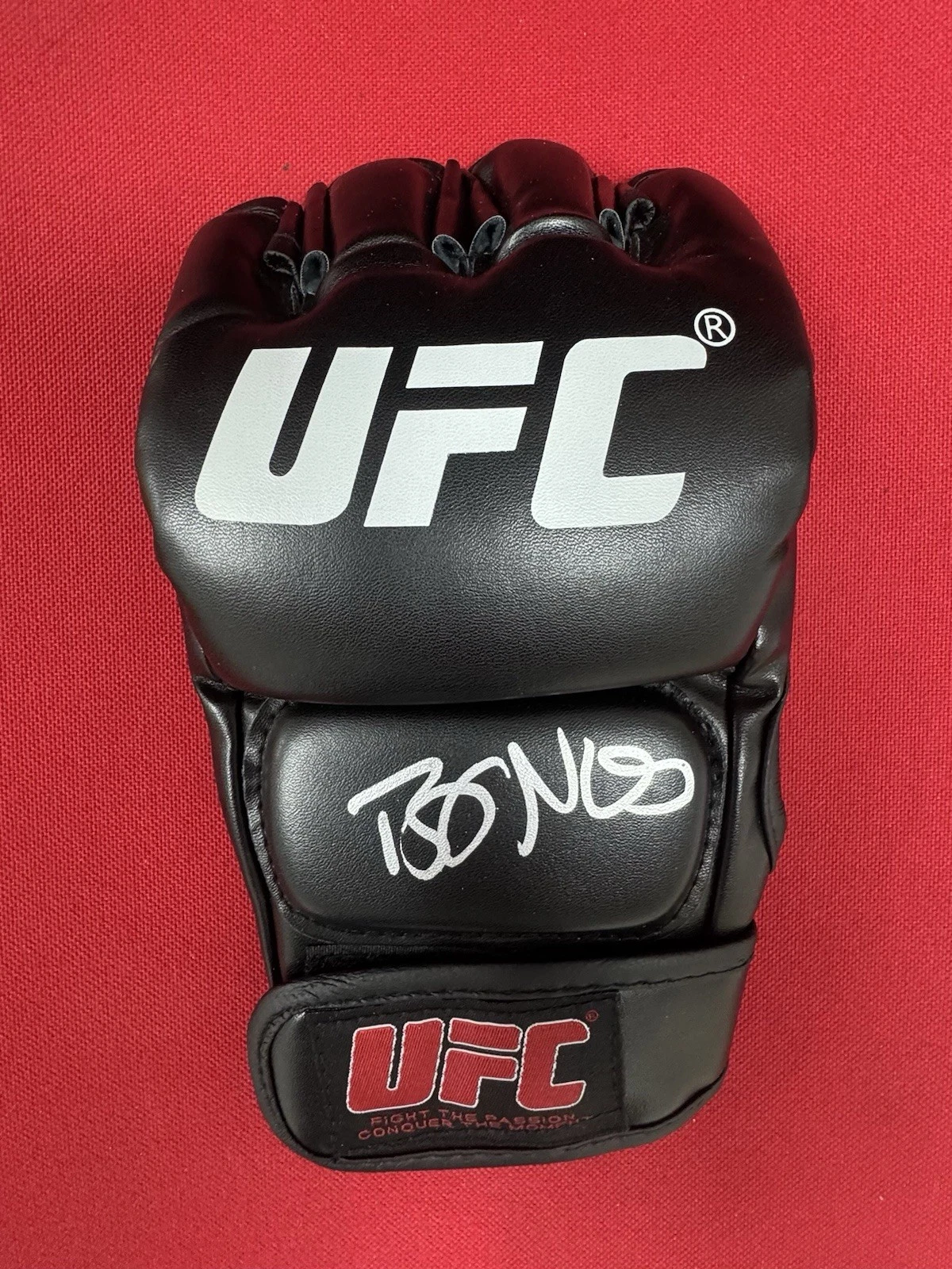 Jon “Bones” Jones Fighter Autographed UFC MMA Glove Beckett COA