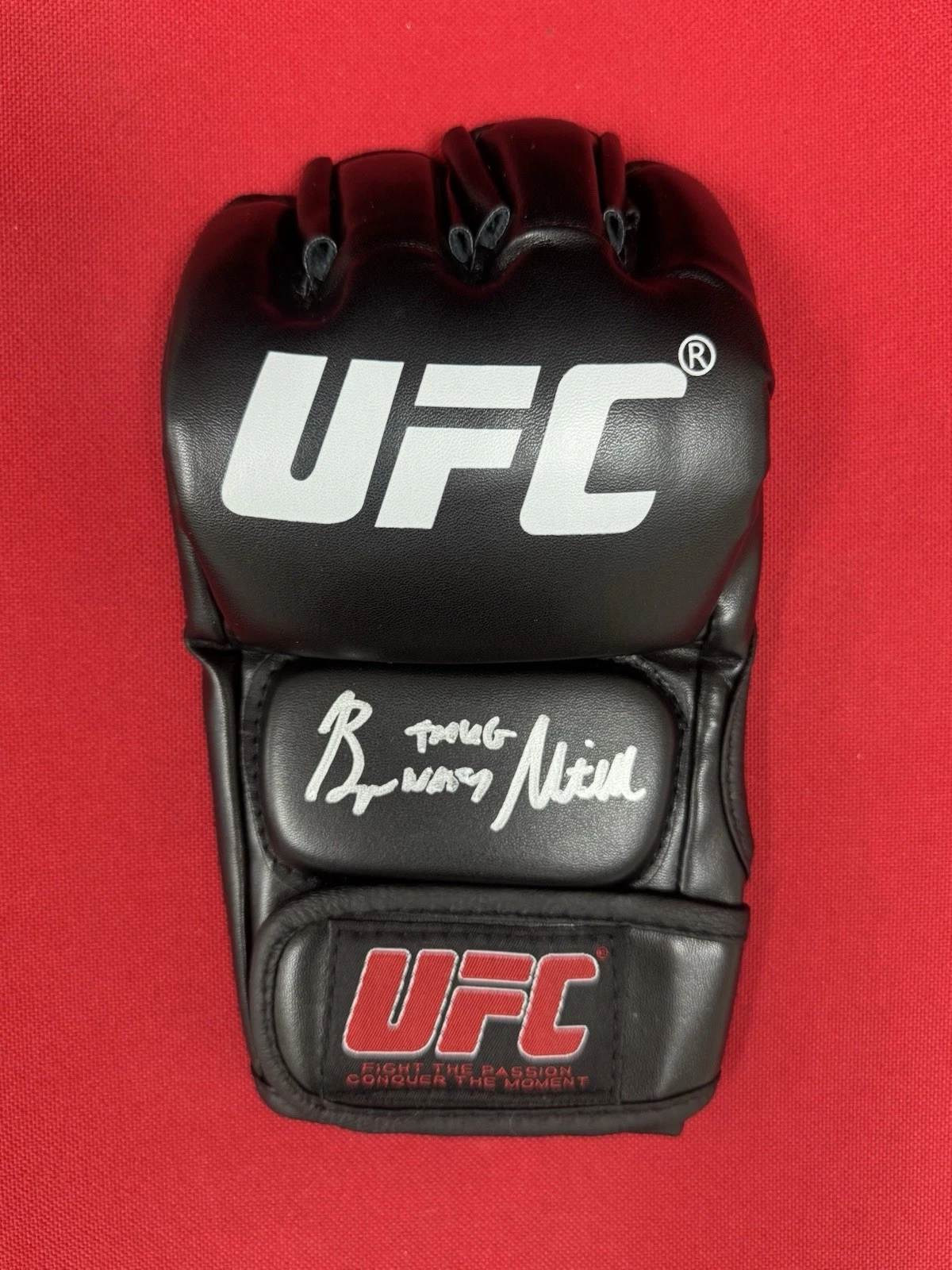 Bryce “Thug Nasty” Mitchell Fighter Autographed UFC MMA Glove Beckett BAS COA