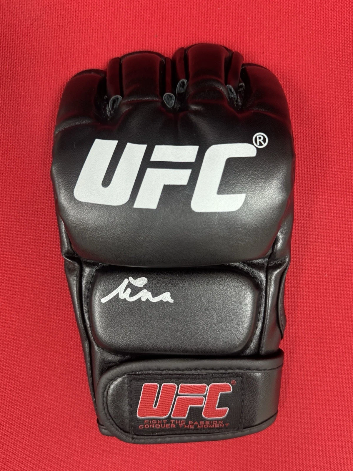 Nina Drama Autographed UFC Glove MMA Beckett BAS COA