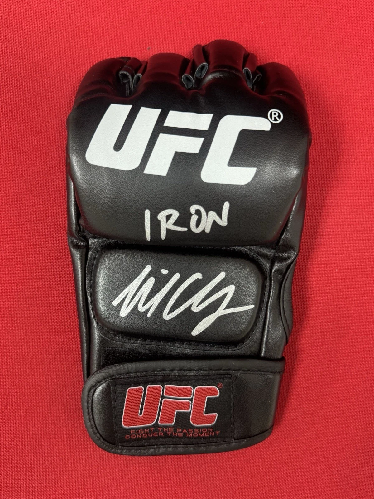 Michael Chandler Fighter Autographed UFC Glove “Iron” Beckett BAS COA