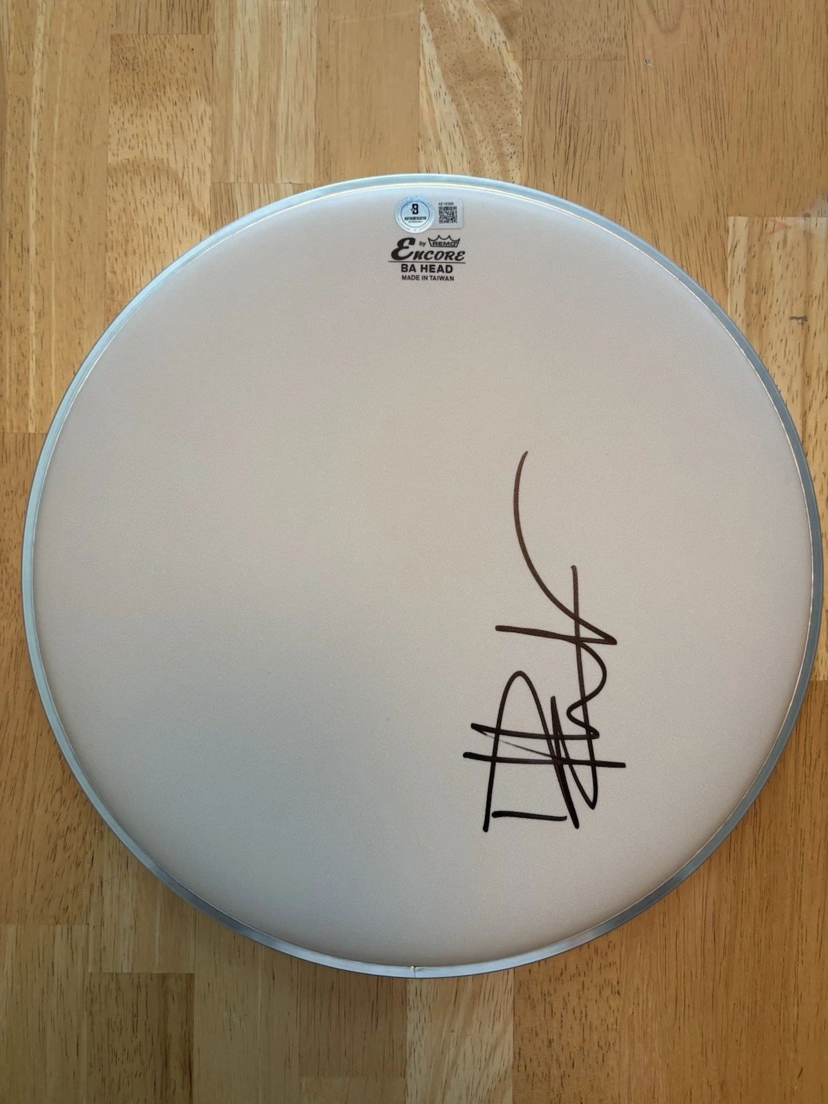 Dave Matthews Autographed Signed Drum Head. Legend. Beckett Loa . Read!
