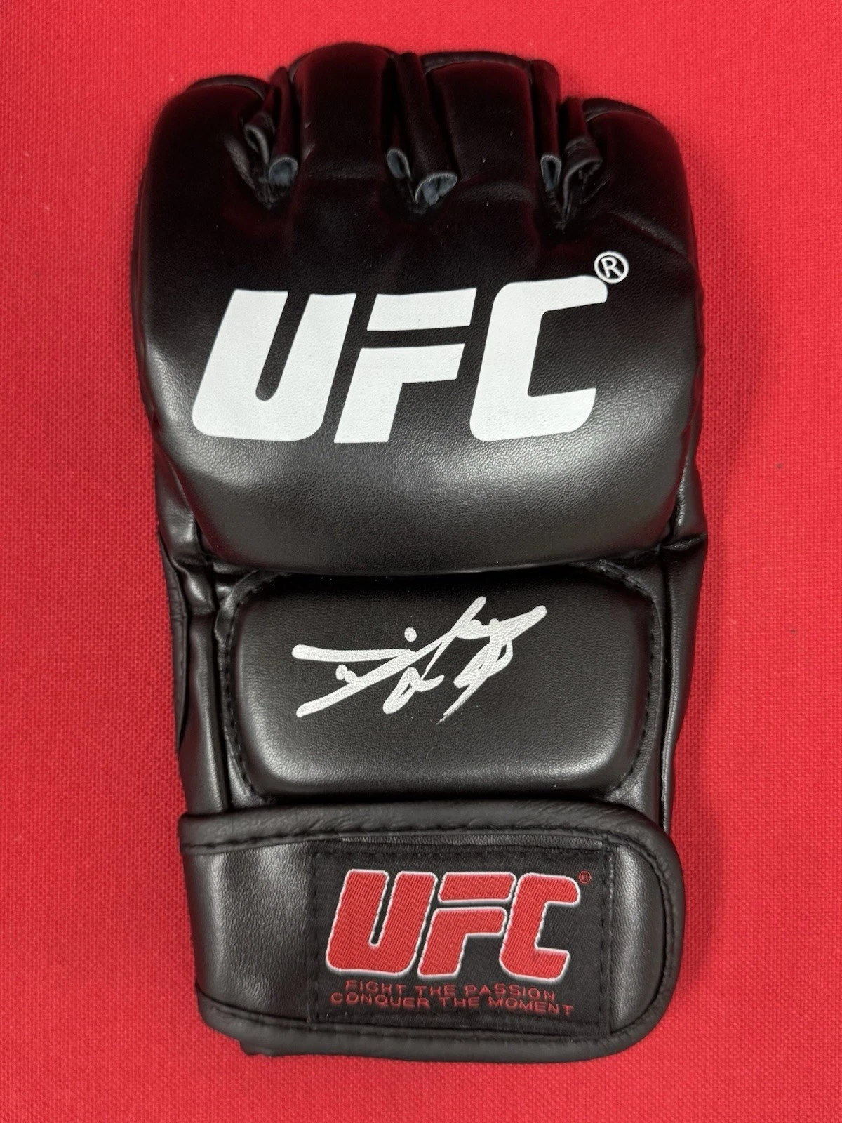 Dominick Reyes Fighter Autographed UFC MMA Glove Beckett BAS COA