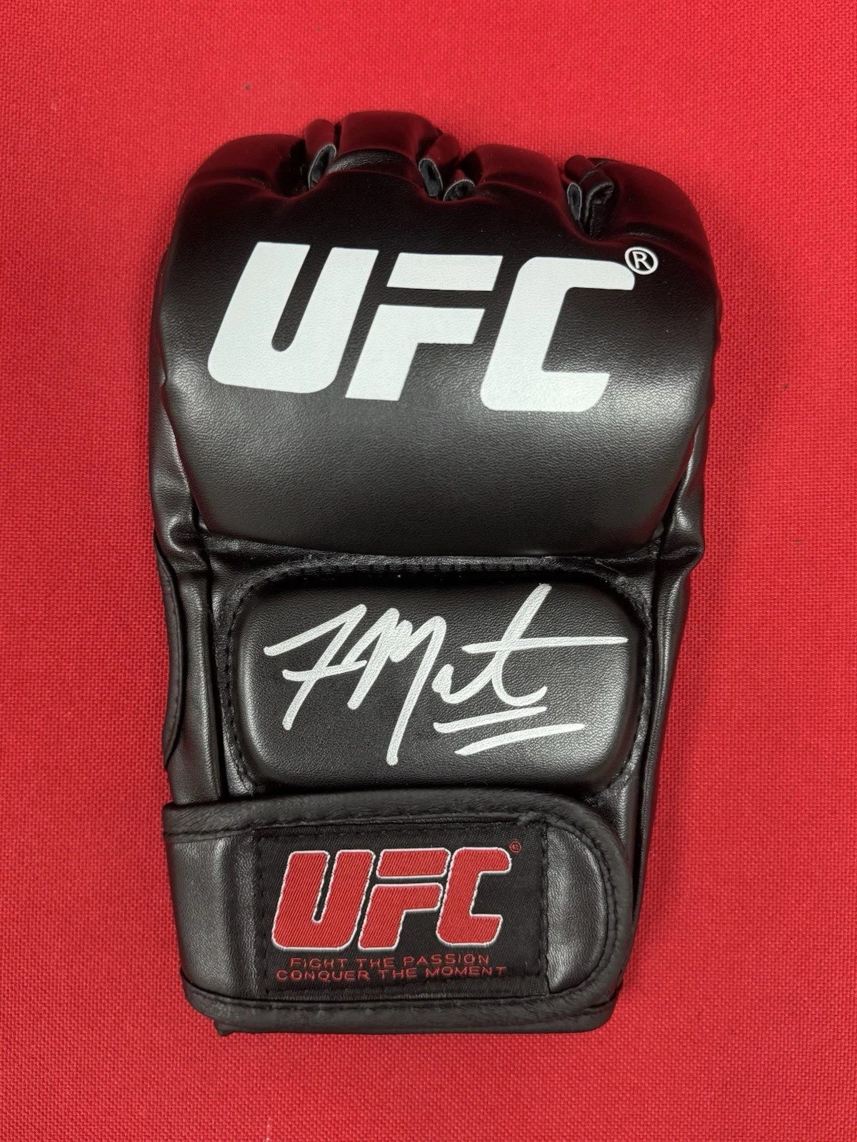 Aljamain Sterling Fighter Autographed UFC MMA Glove Beckett BAS COA