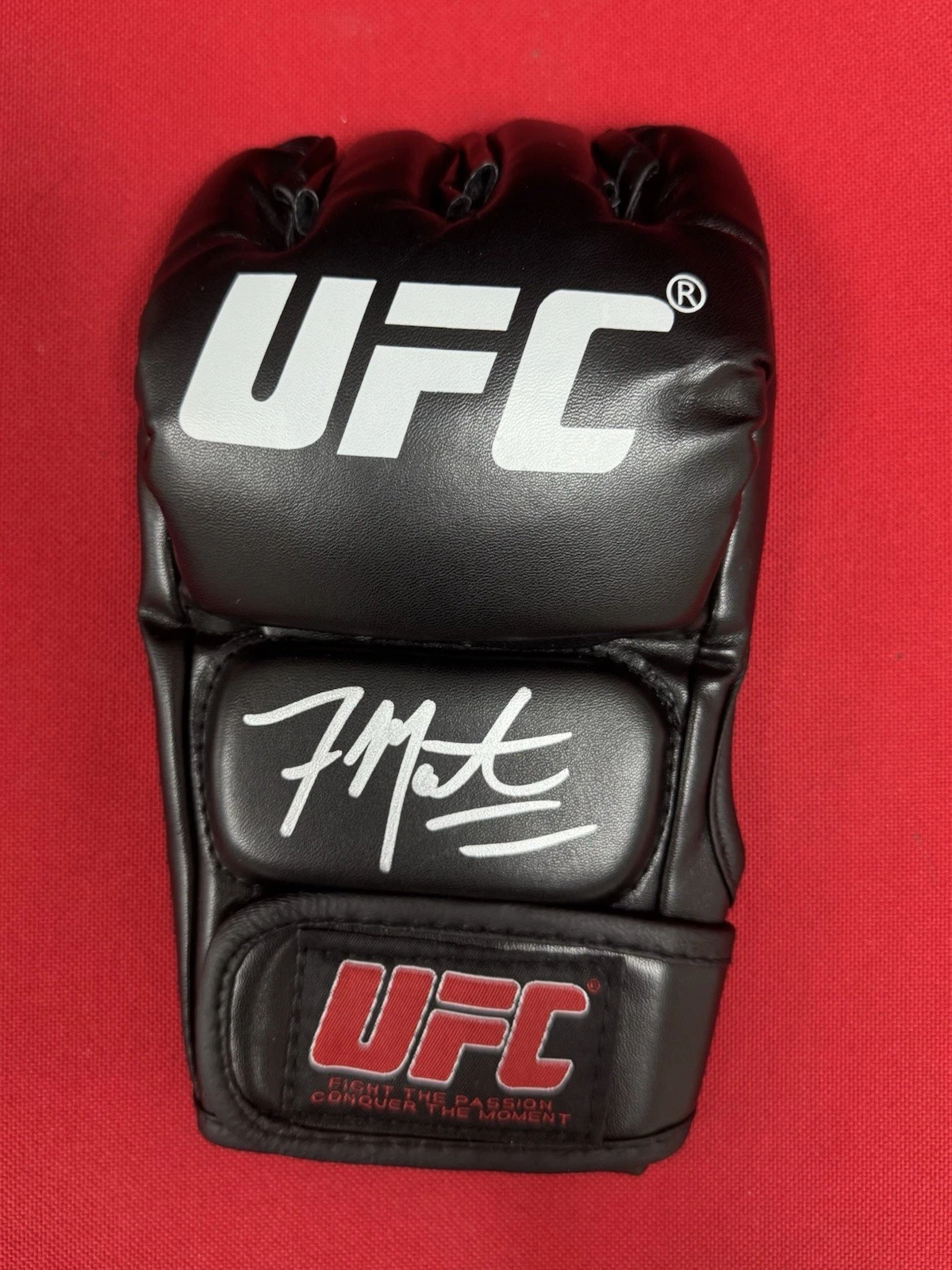 Aljamain Sterling Fighter Autographed UFC MMA Glove Beckett BAS COA