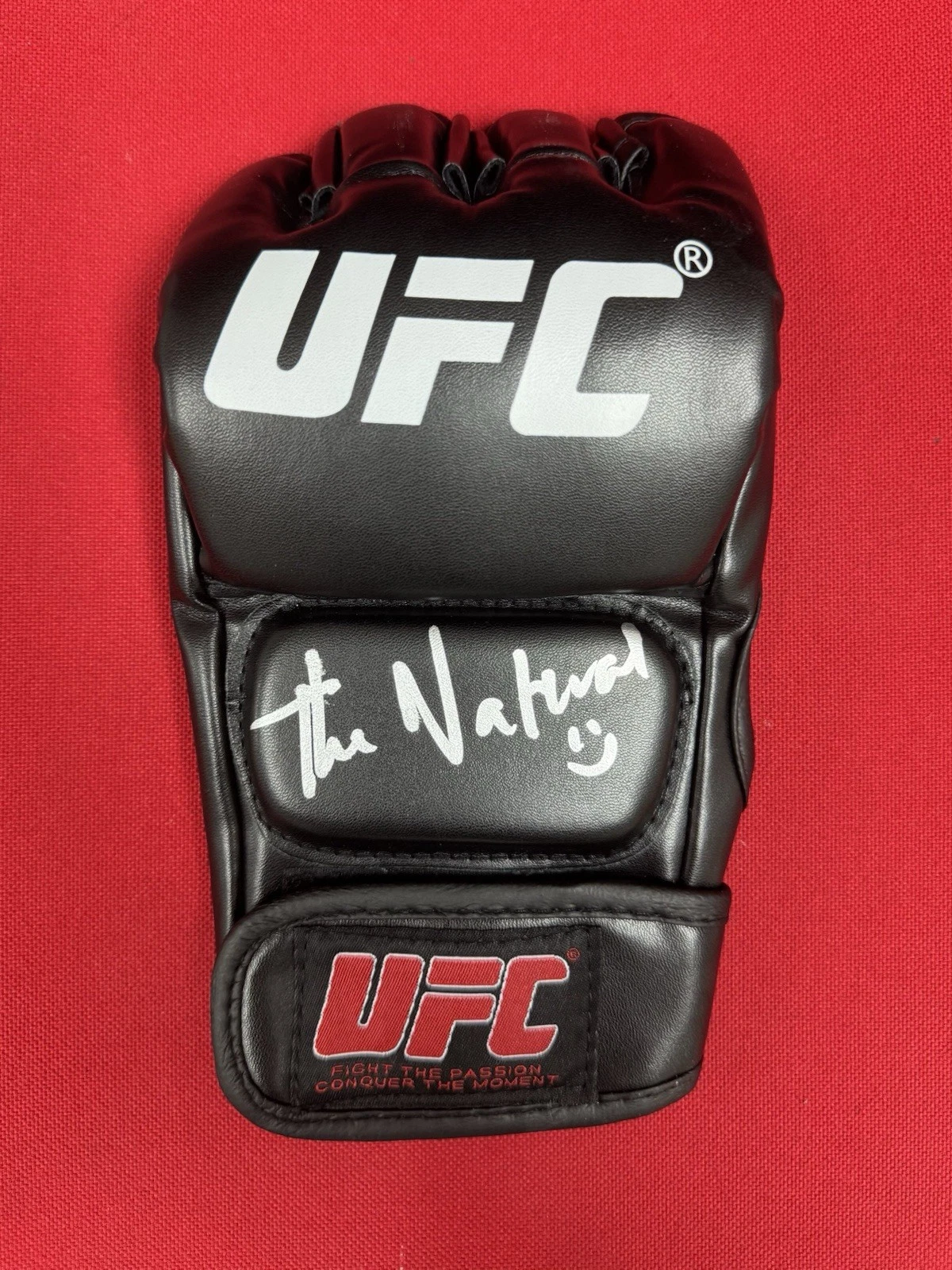 Caio Borralho Fighter Autographed UFC MMA Glove The Natural Beckett BAS COA