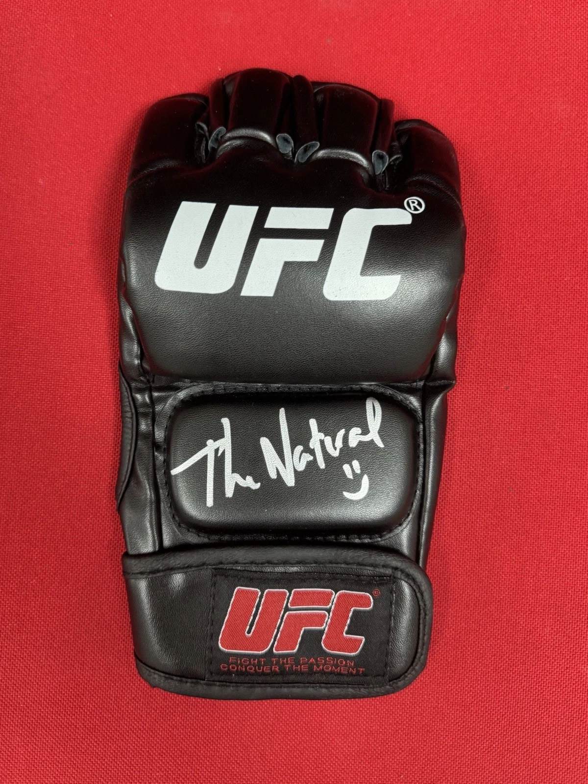 Caio Borralho Fighter Autographed UFC MMA Glove The Natural Beckett BAS COA
