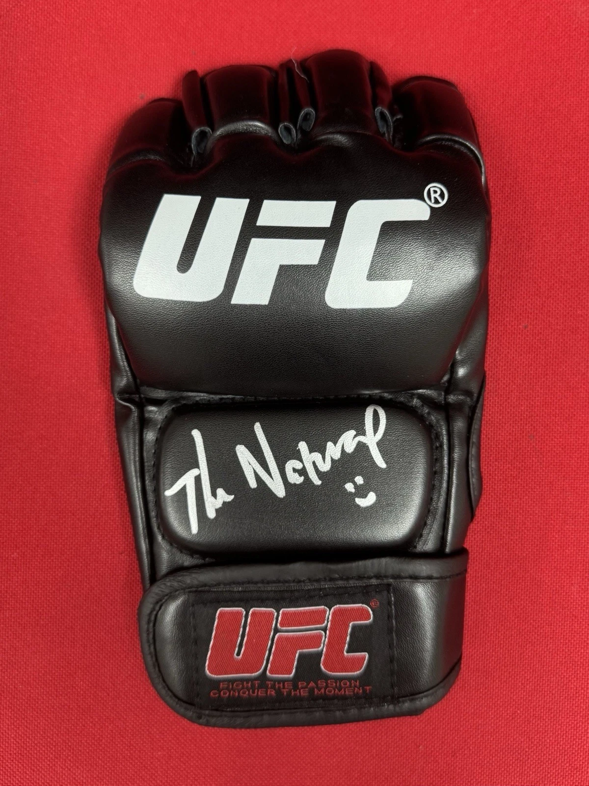 Caio Borralho Fighter Autographed UFC MMA Glove The Natural Beckett BAS COA