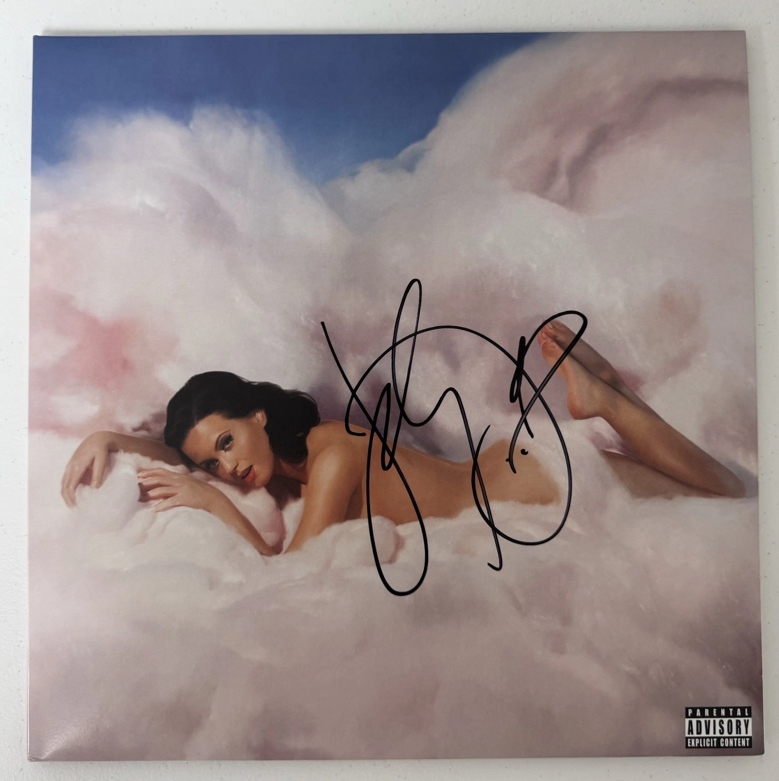 Katy Perry Autographed Teenage Dream Vinyl Record Beckett BAS COA