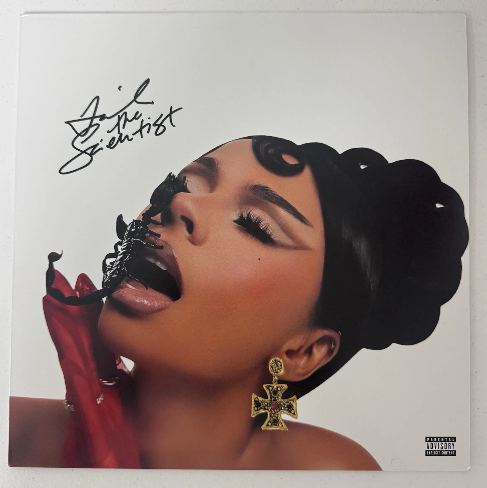 Mariah the Scientist Autographed To Be Eaten Alive Vinyl R&B Beckett BAS COA