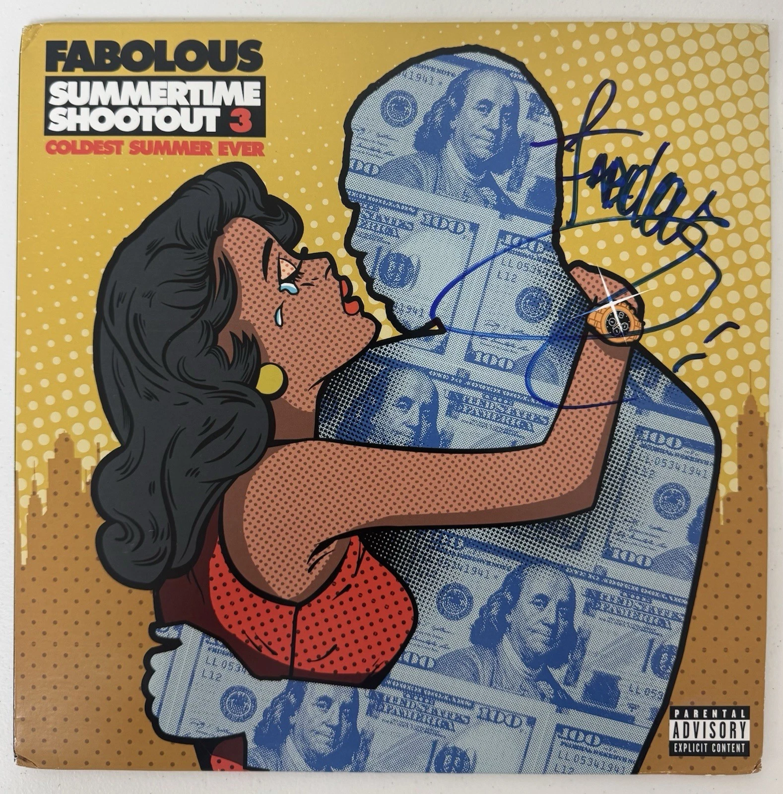 Fabolous Rapper Autographed Summertime Shootout 3: Coldest Summer Vinyl Beckett