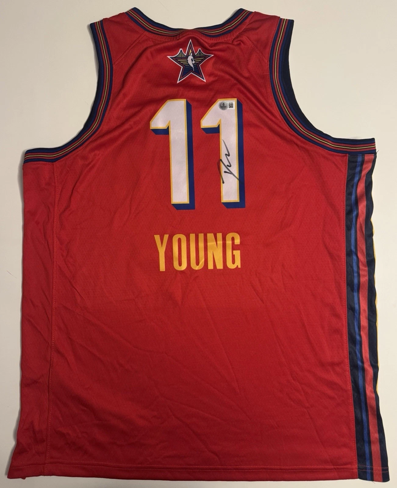 Trae Young Atlanta Hawks Autographed All Star Jersey Beckett BAS COA