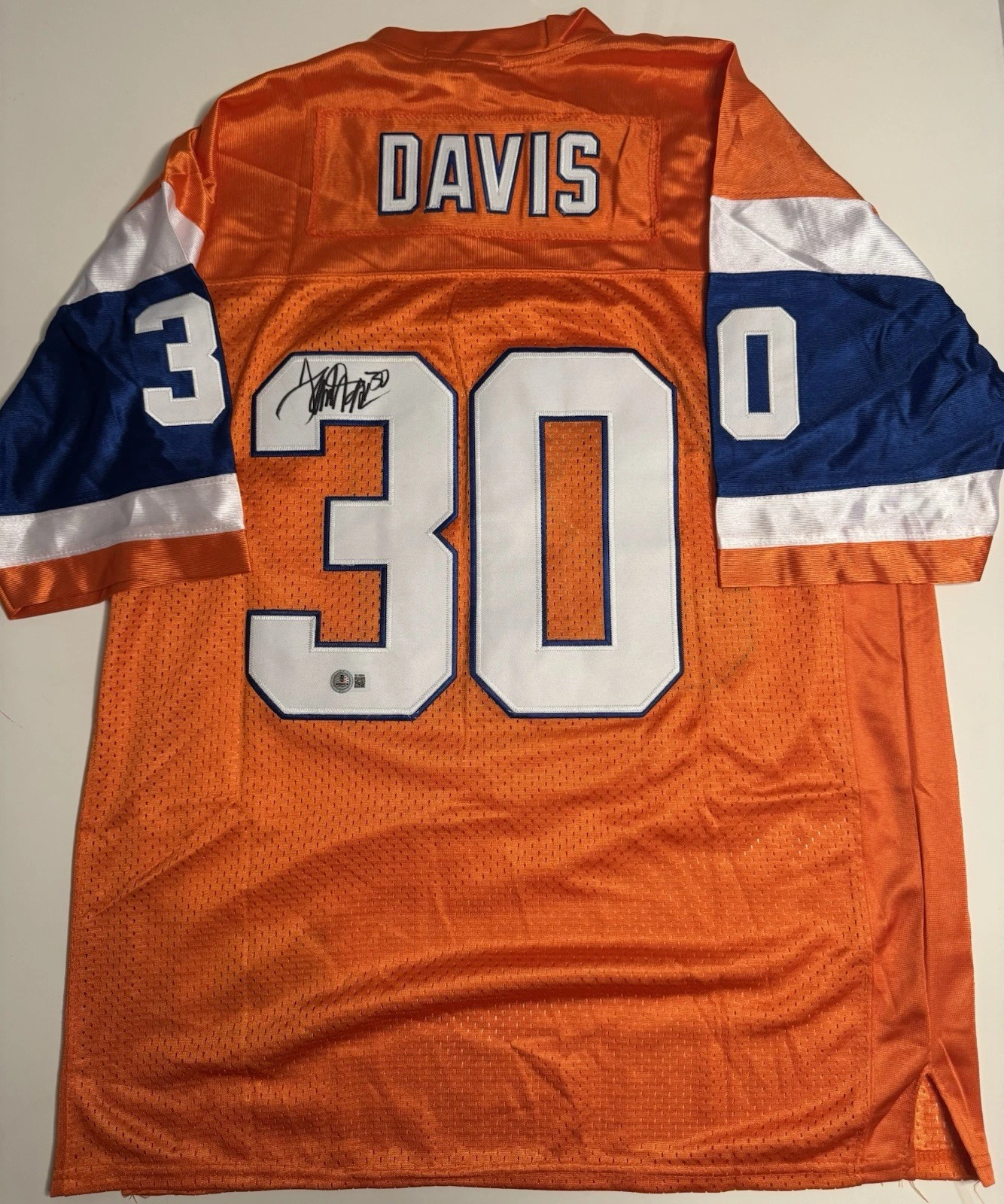 Terrell Davis Denver Broncos Autographed Jersey HOF Beckett BAS COA