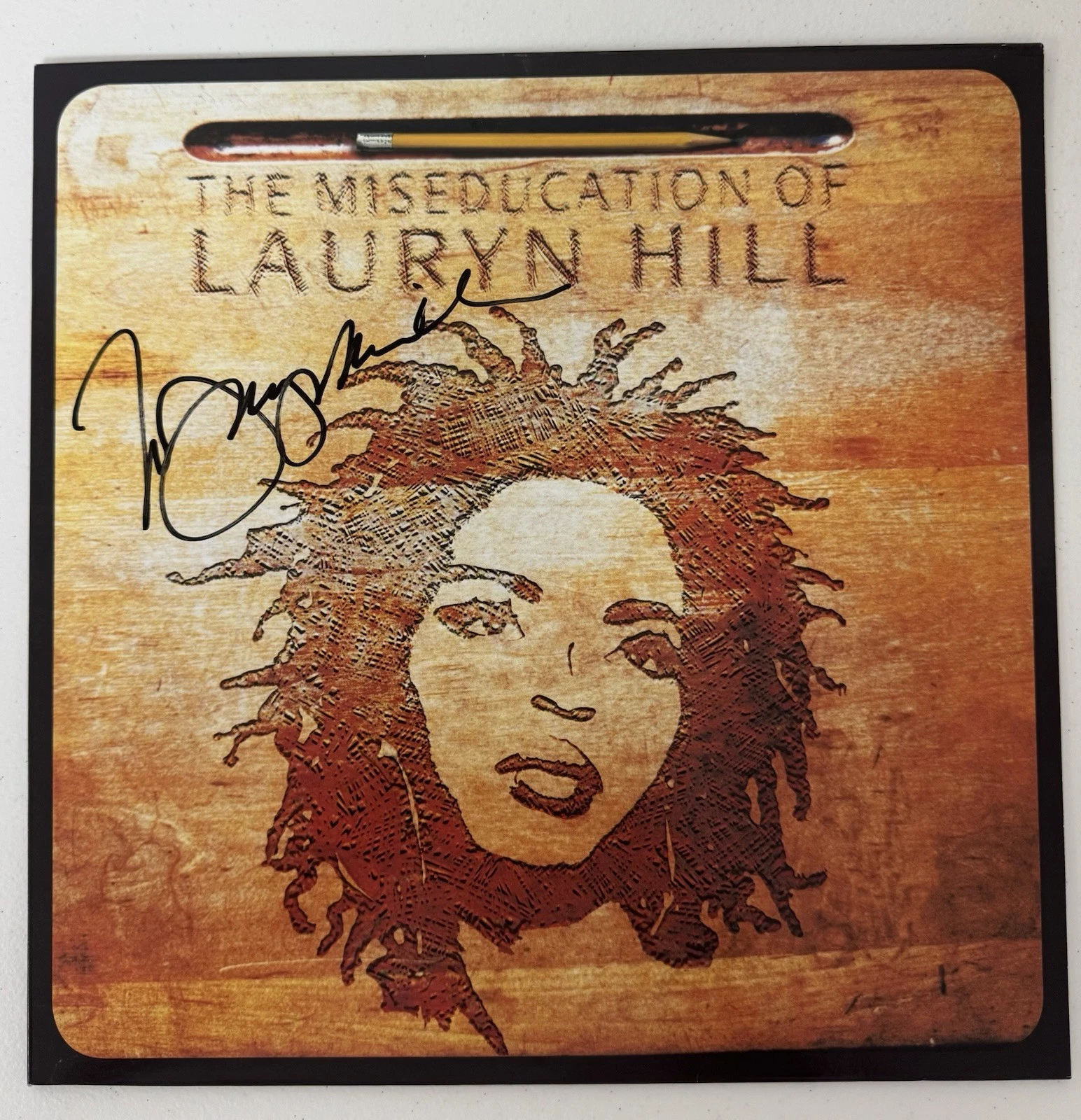 Lauryn Hill Autographed Miseducation Vinyl Album Beckett BAS COA