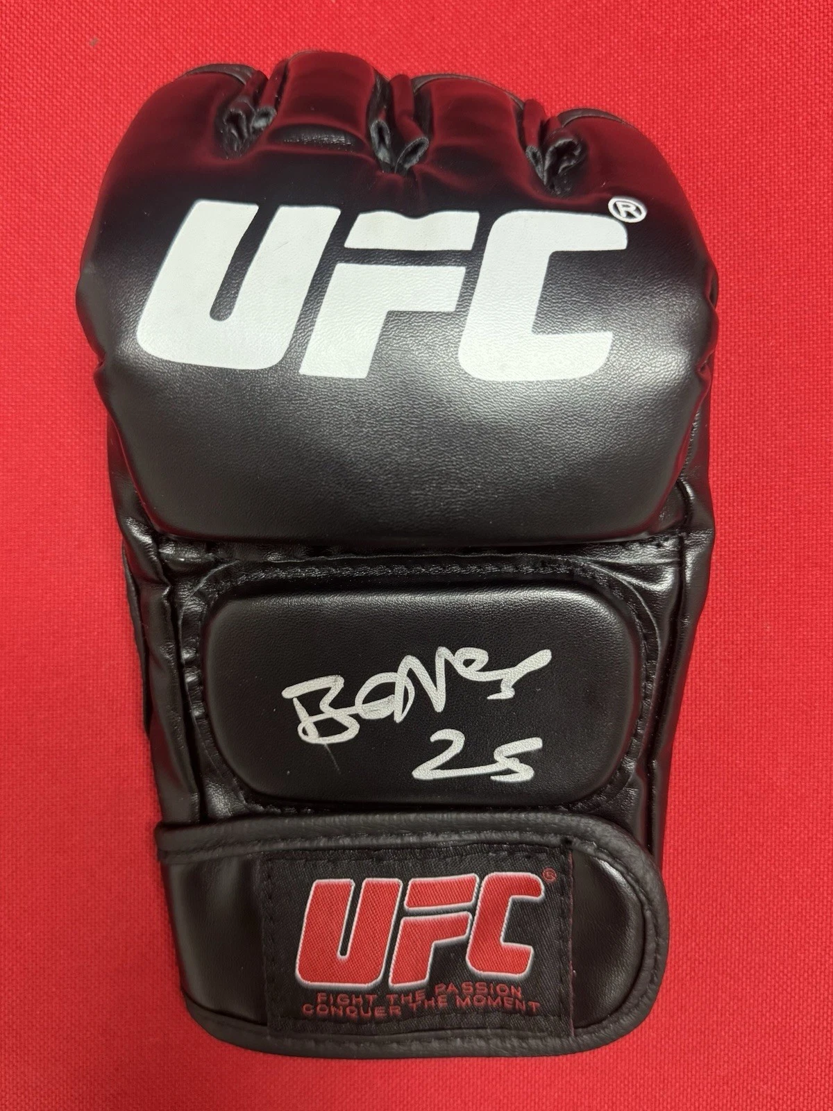 Jon “Bones” Jones Fighter Autographed UFC MMA Glove Beckett COA