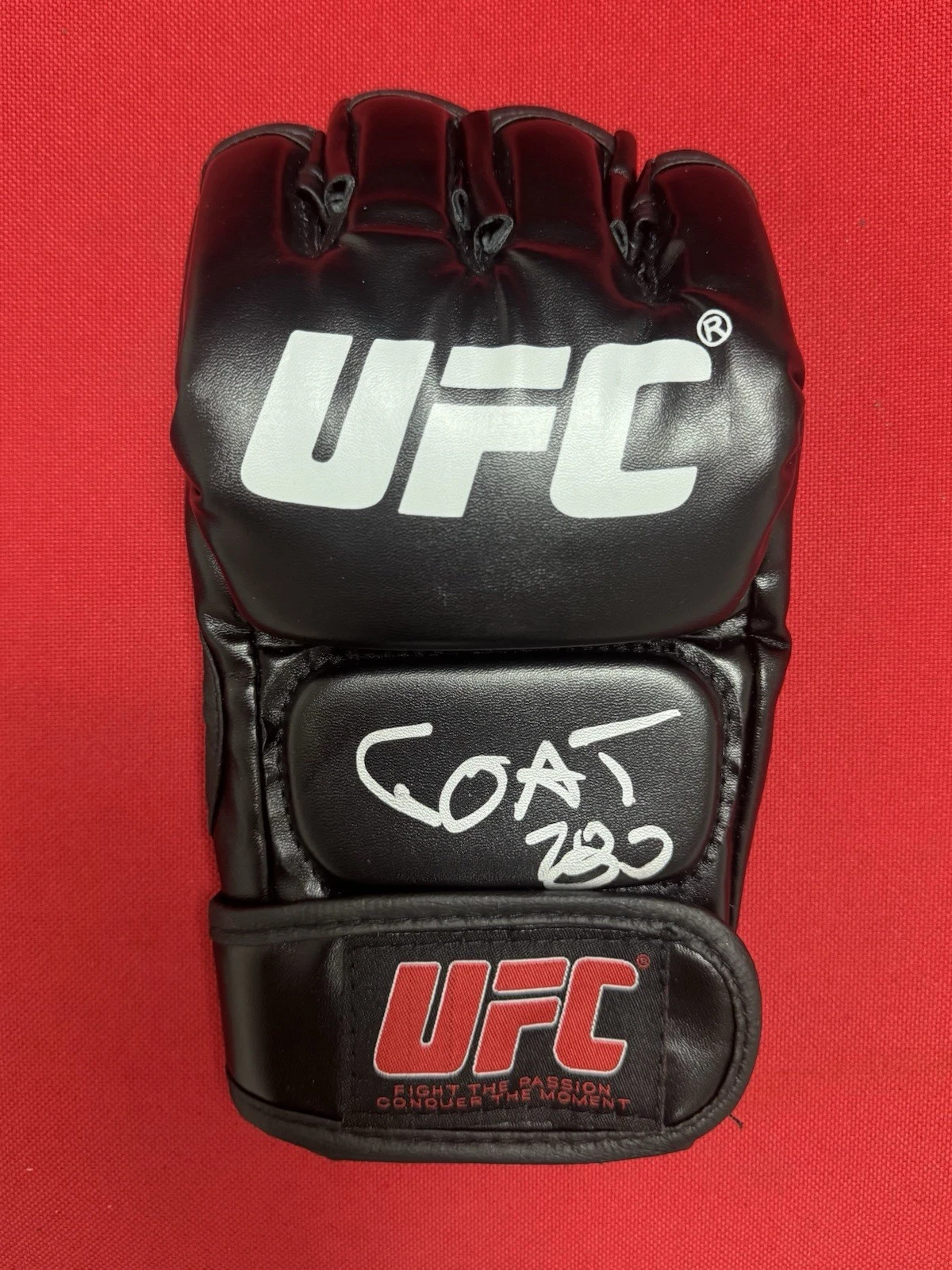 Jon “Bones” Jones Fighter Autographed UFC MMA Glove GOAT Beckett BAS COA