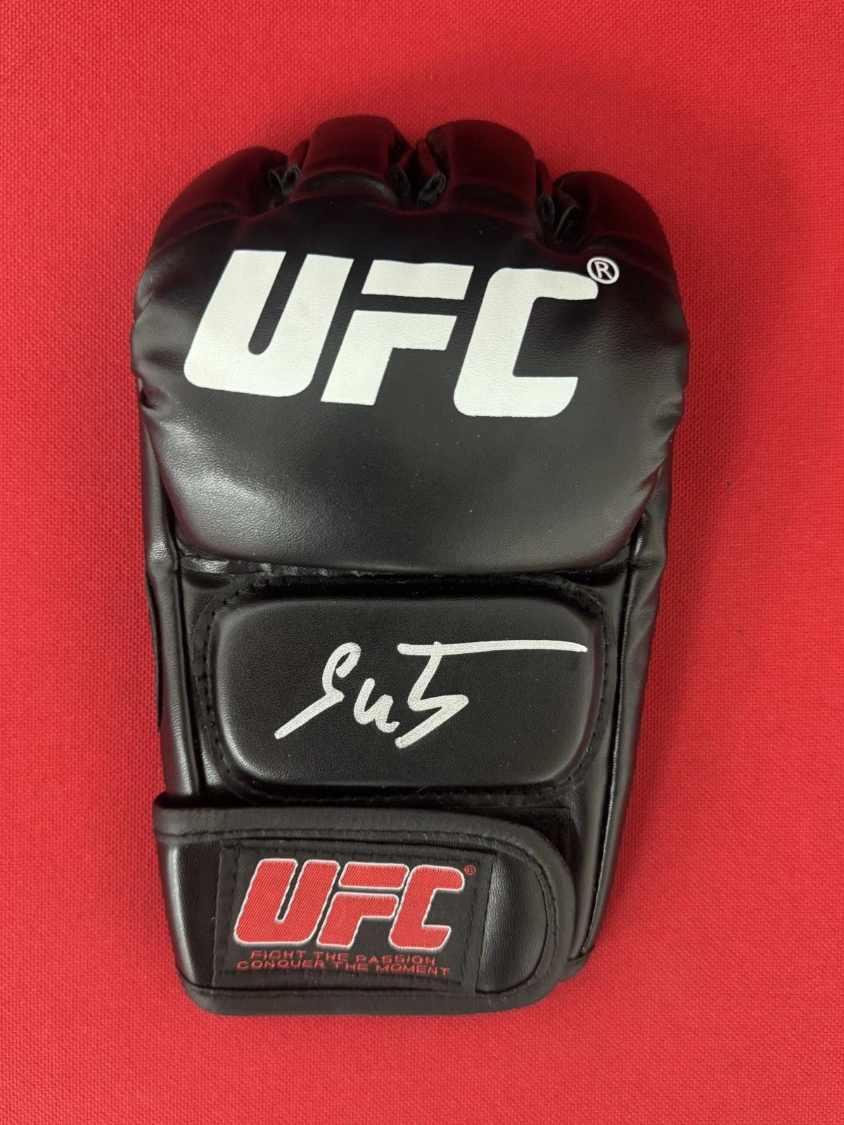 Baisangur Susrkaev Autographed UFC Glove Beckett BAS COA