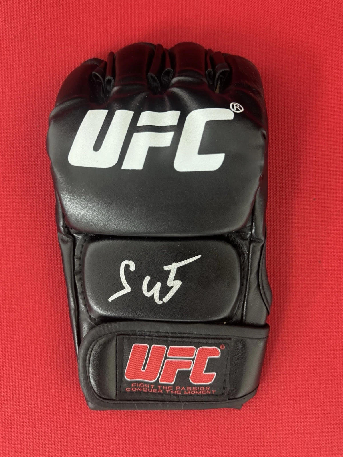 Baisangur Susrkaev Autographed UFC Glove Beckett BAS COA