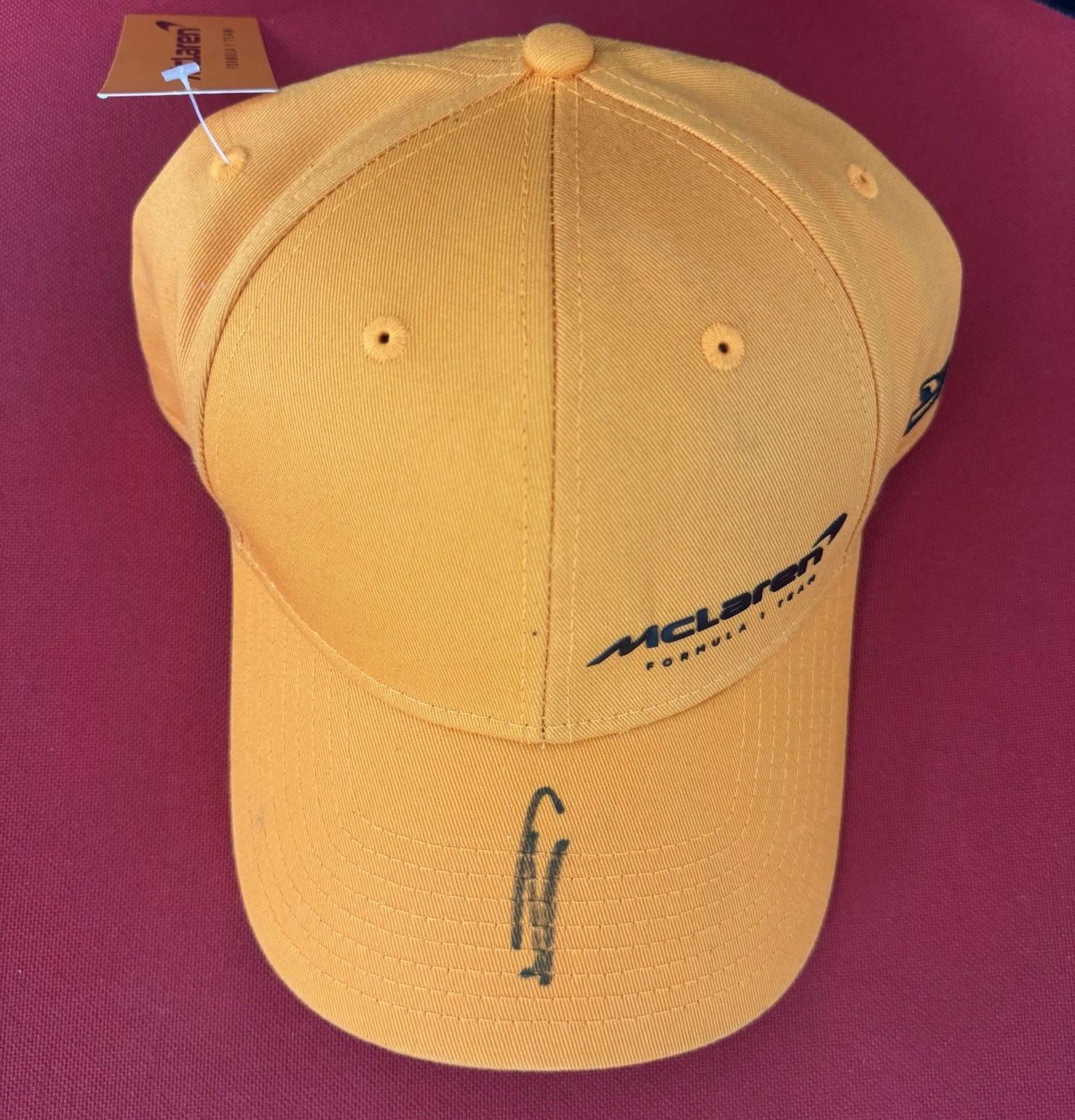 Oscar Piastri McLaren Autographed Formula 1 Hat F1 Star Beckett BAS COA