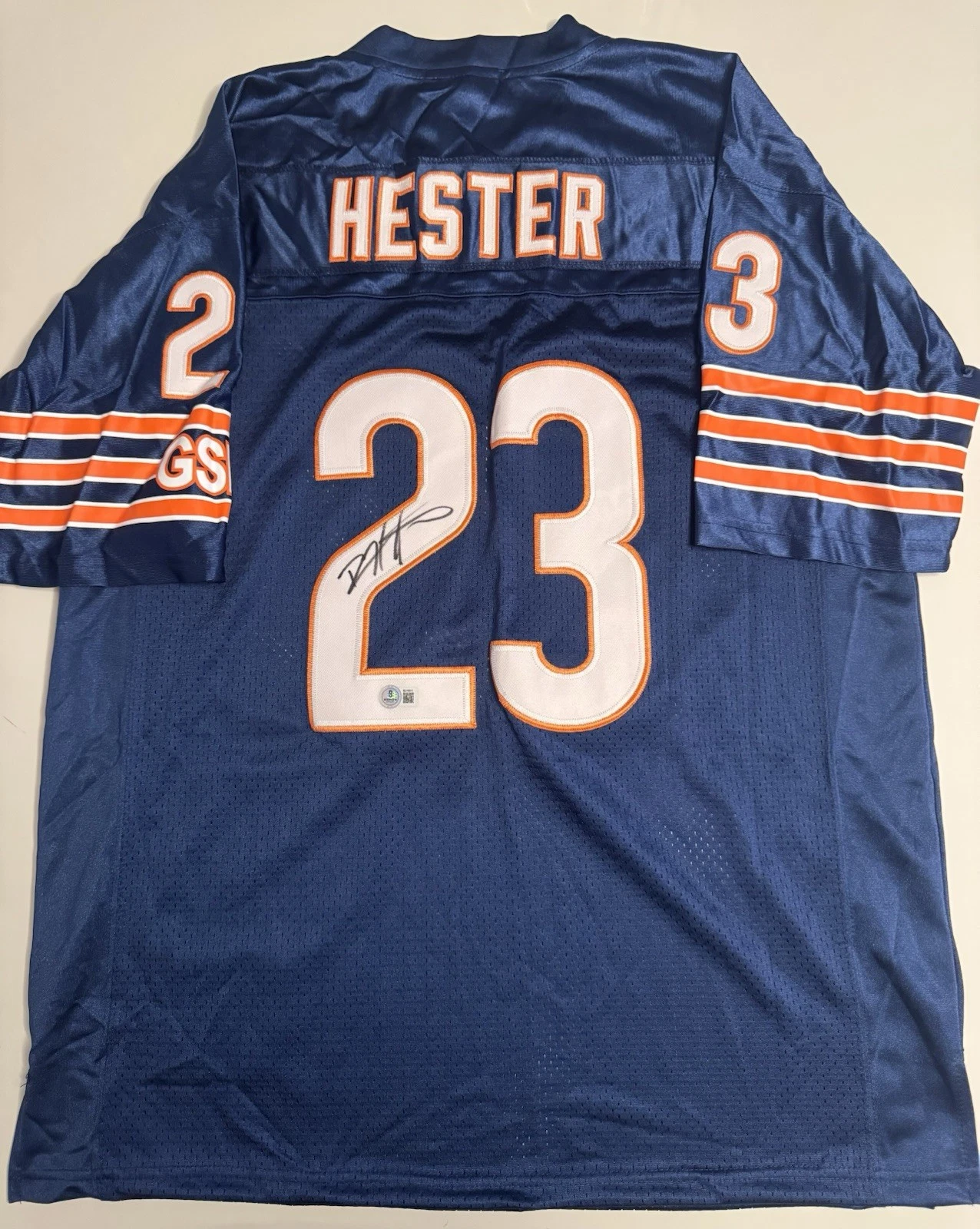 Devin Hester Chicago Bears Autographed Jersey HOF BAS Beckett COA