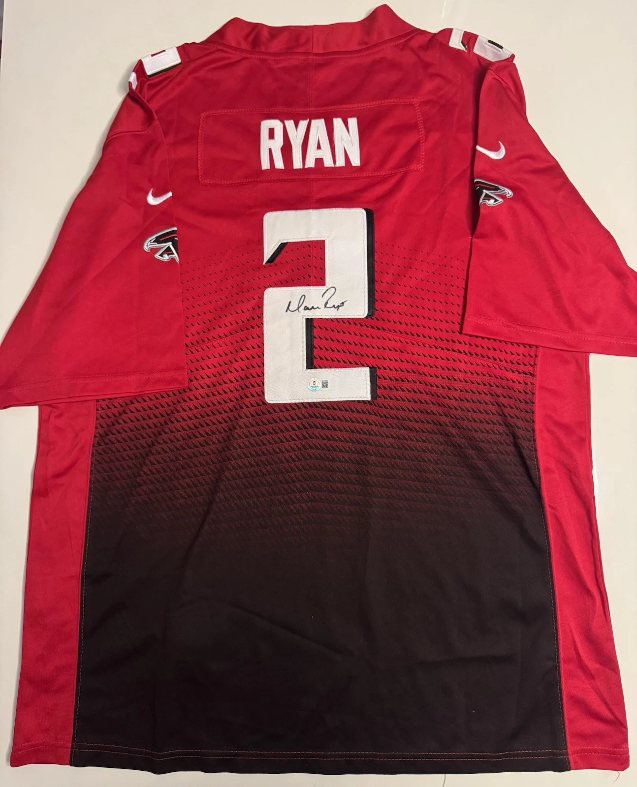 Matt Ryan Atlanta Falcons Autographed Jersey Beckett BAS COA