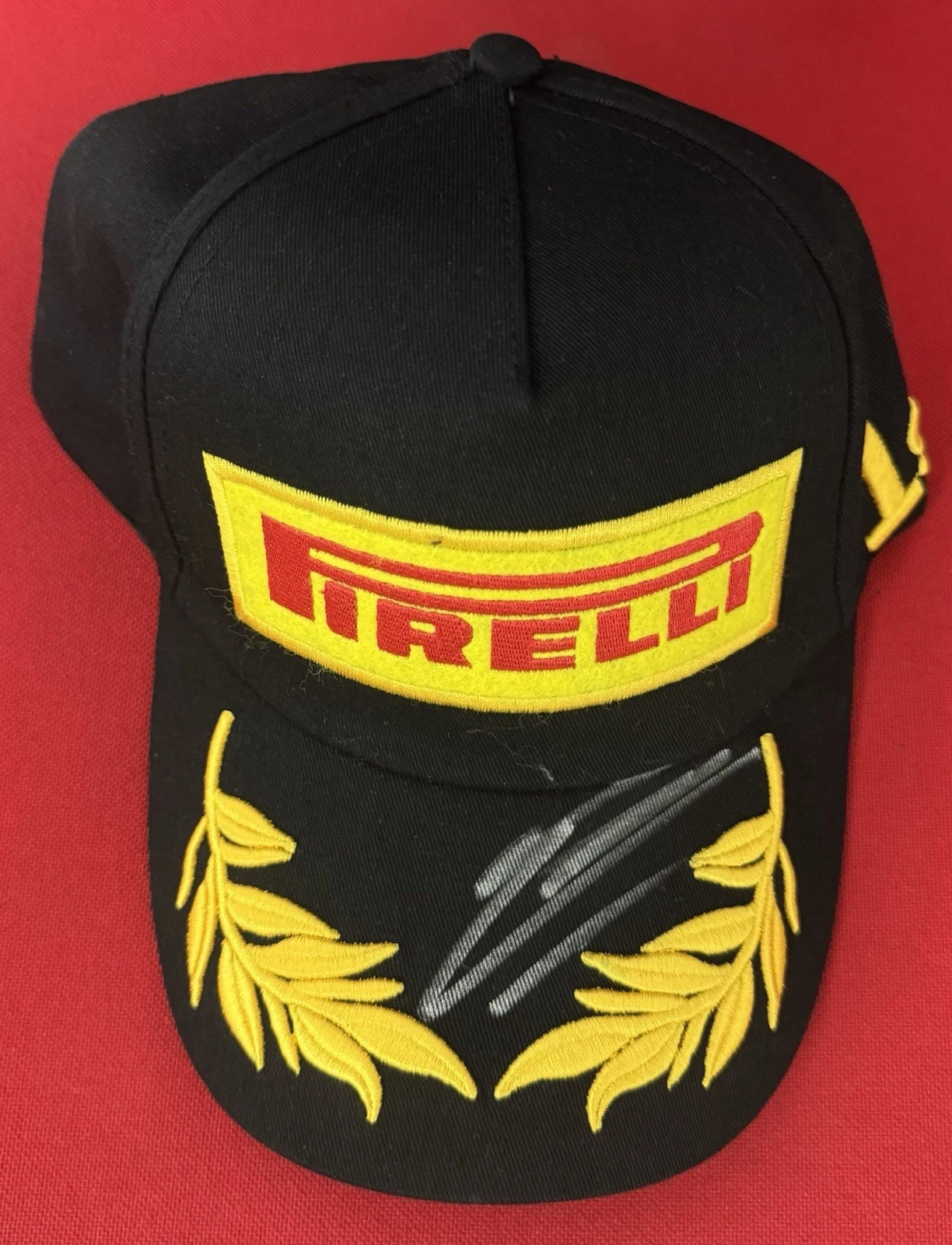 Esteban Ocon Autographed Pirelli Hat Podium Formula 1 Haas Beckett BAS COA