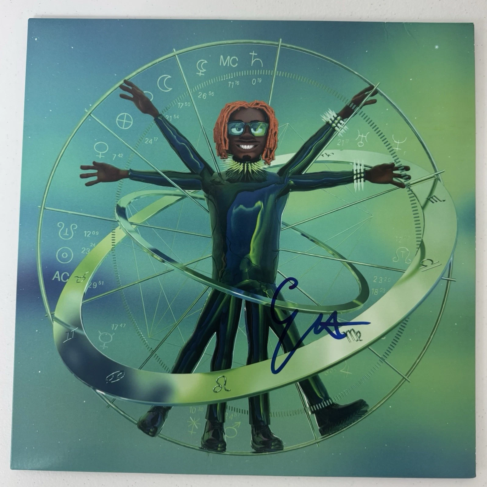 Gunna Rapper Autographed WUNNA Vinyl Record YSL Rare Beckett BAS COA