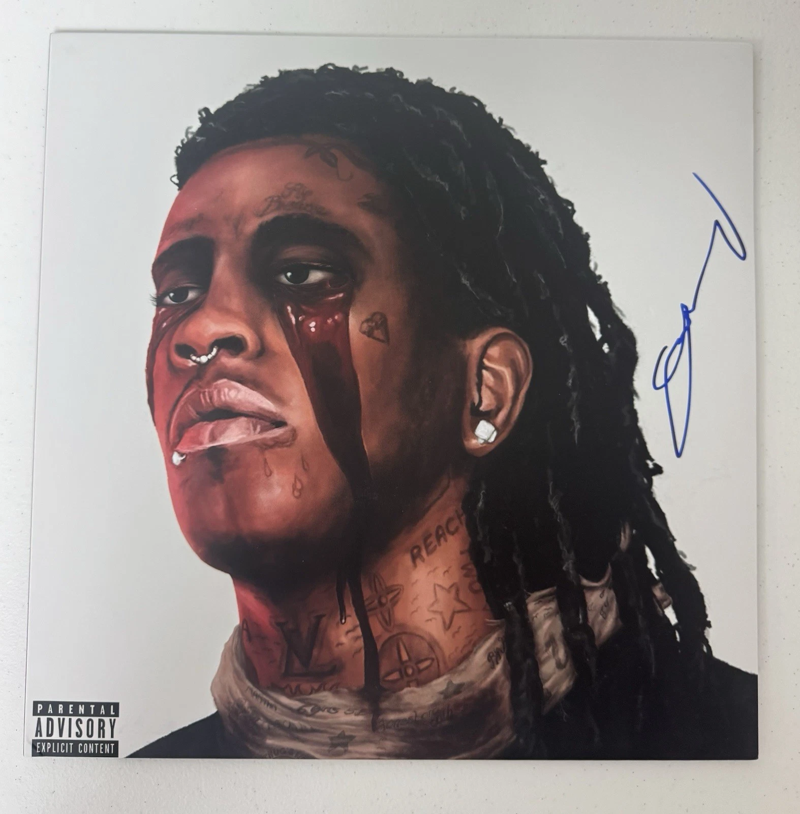 Young Thug Rapper Autographed Slime Season 3 Vinyl Record YSL Beckett BAS COA