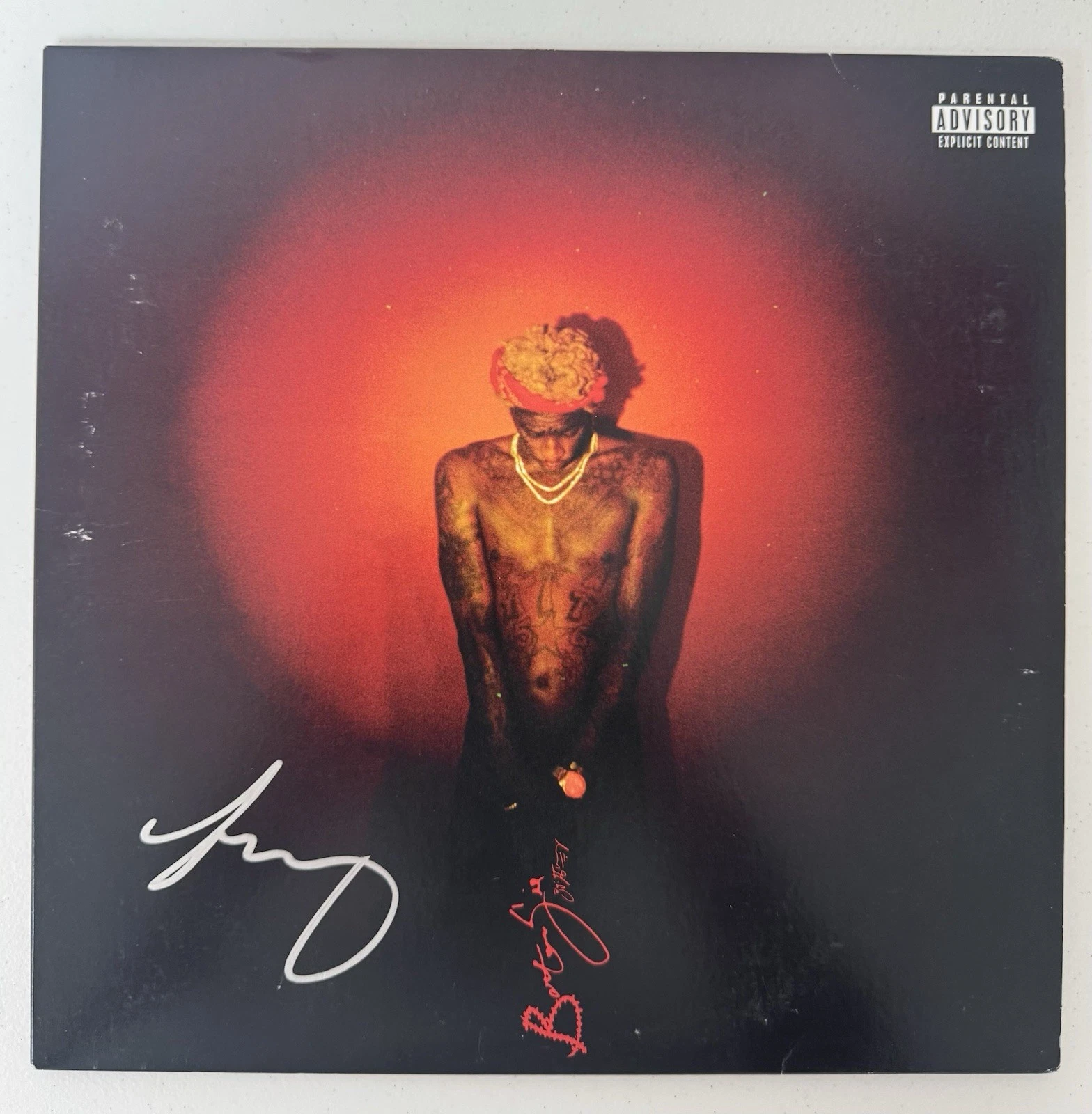 Young Thug Rapper Autographed Barter 6 Vinyl Record YSL Slime Beckett BAS COA