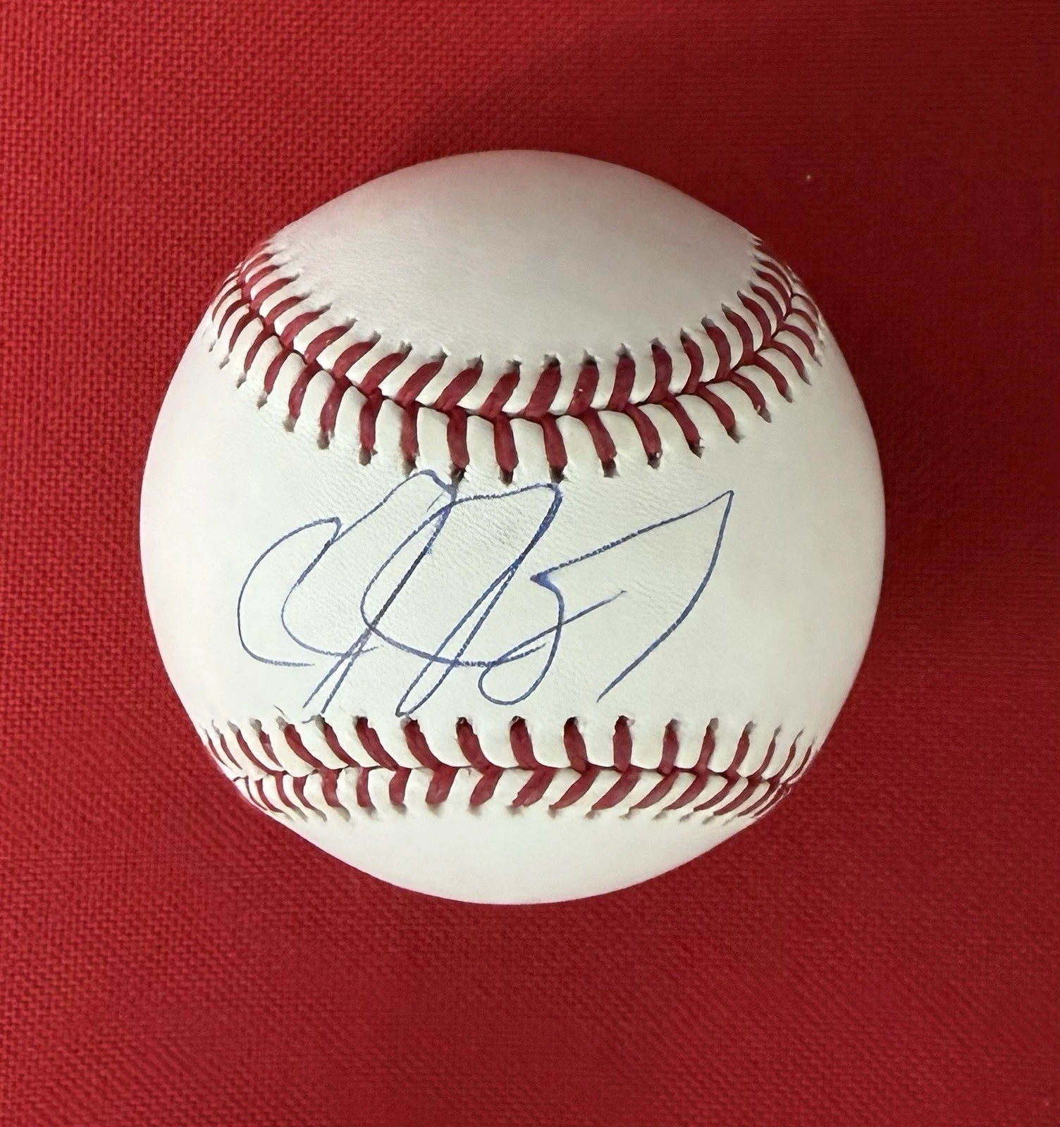 Calvin Johnson Detroit Lions Autographed Baseball NFL HOF Beckett BAS COA