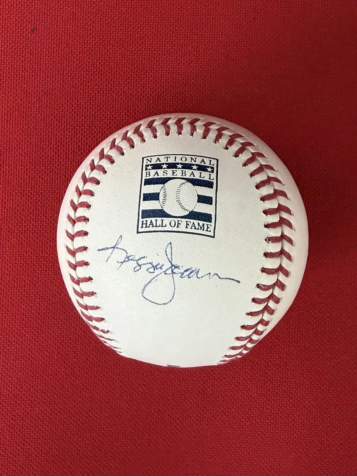 Reggie Jackson New York Yankees Autographed HOF Baseball Beckett BAS COA
