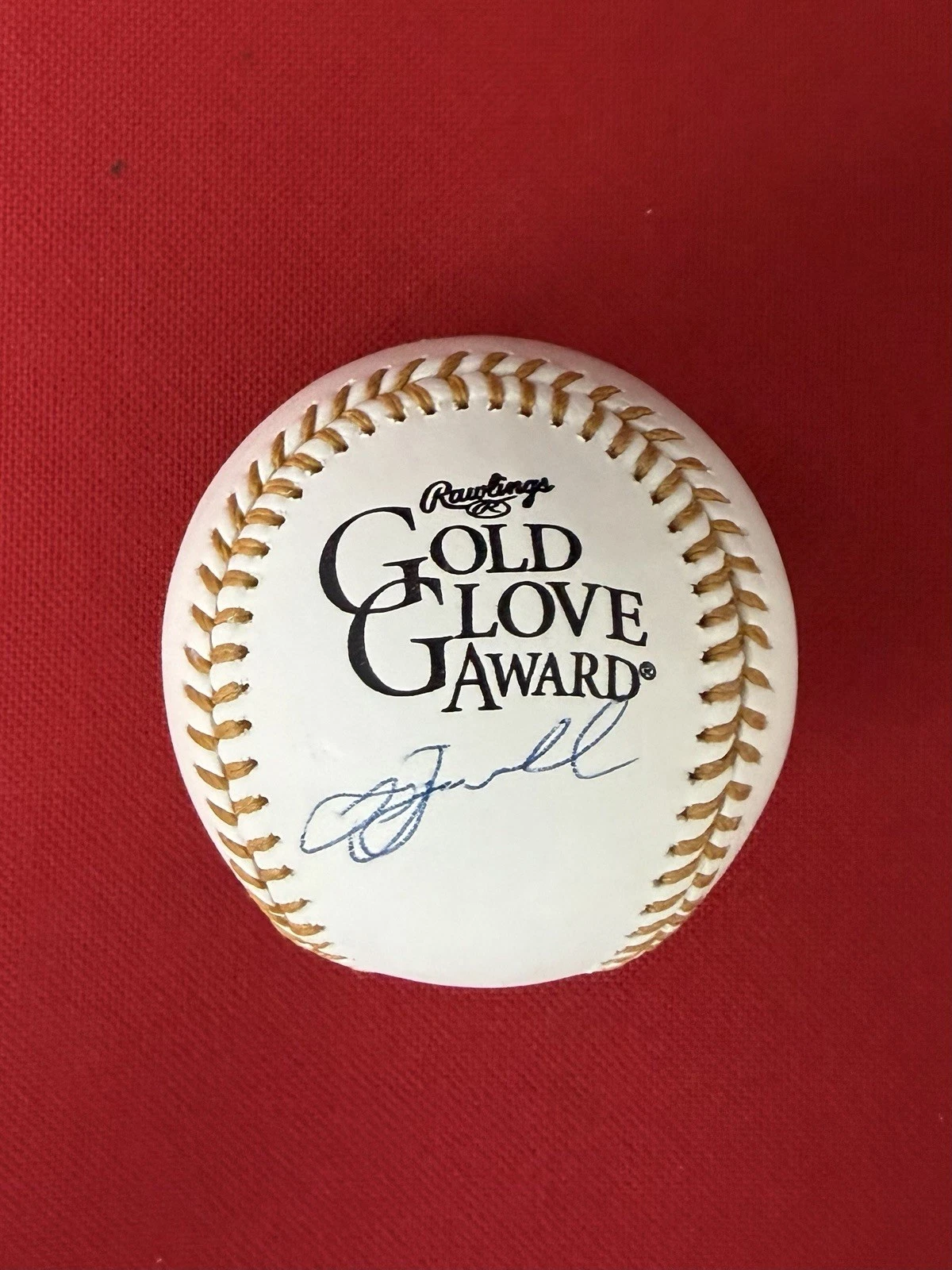 Jeff Bagwell Houston Astros Autographed Gold Glove Baseball Beckett BAS COA