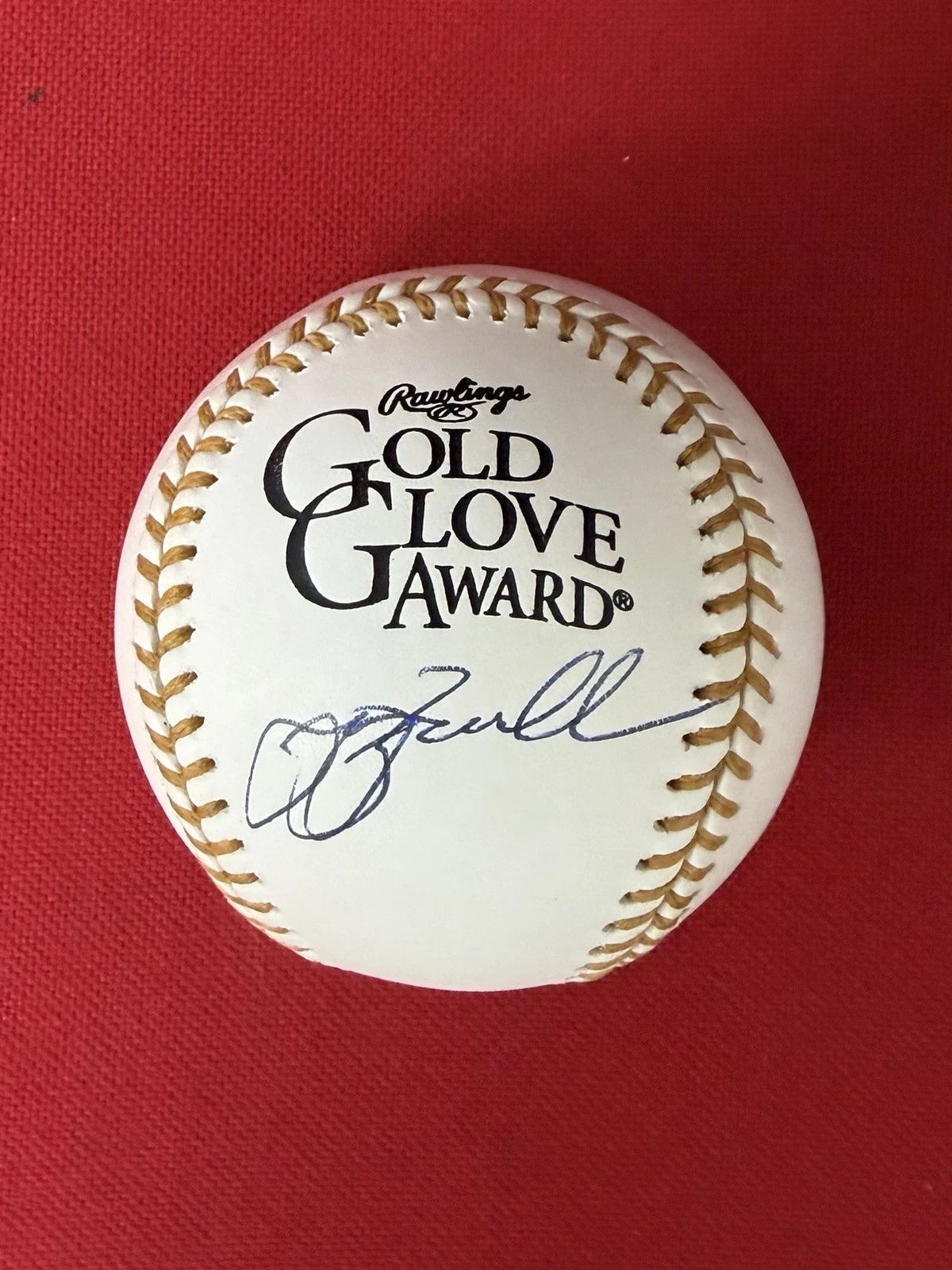 Jeff Bagwell Houston Astros Autographed Gold Glove Baseball Beckett BAS COA