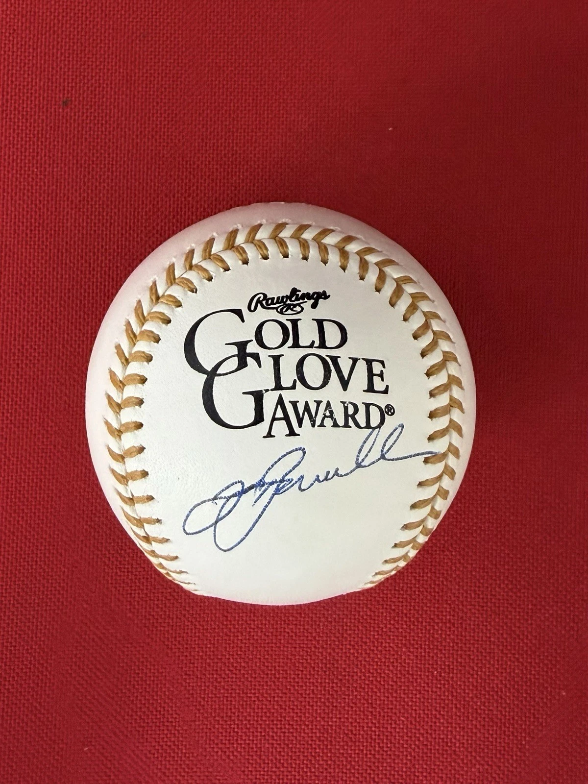Jeff Bagwell Houston Astros Autographed Gold Glove Baseball Beckett BAS COA