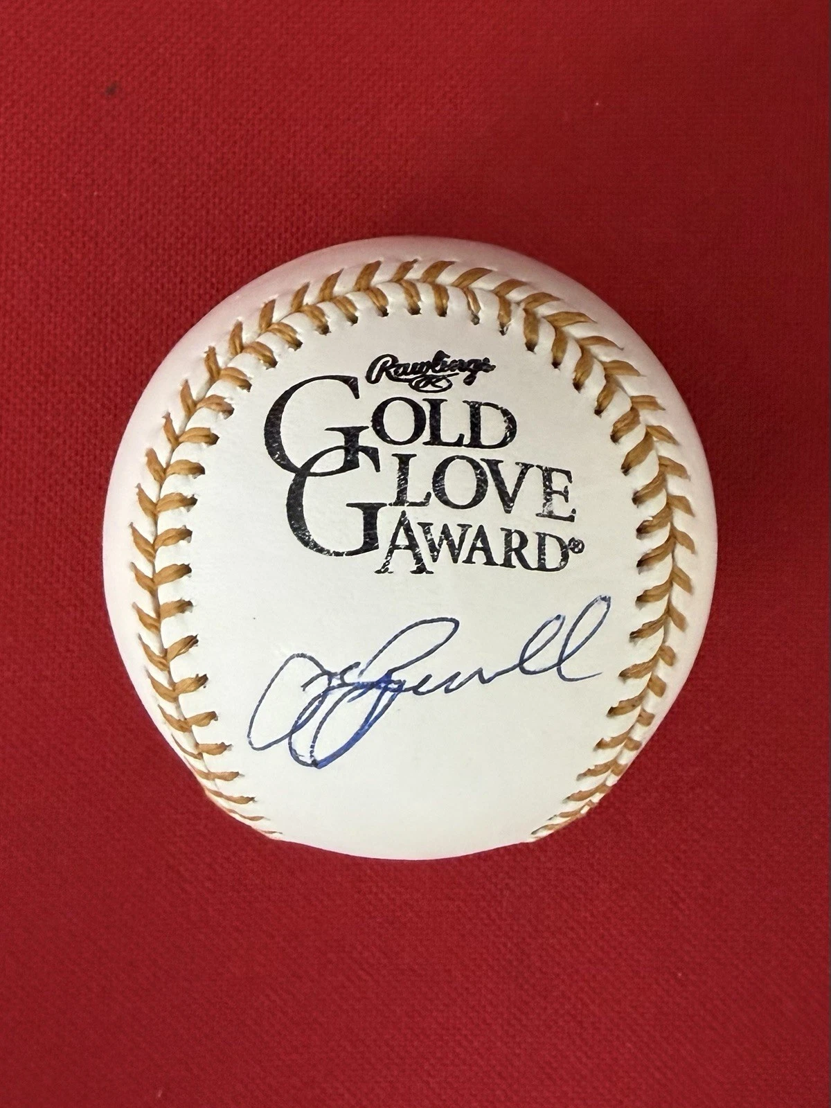 Jeff Bagwell Houston Astros Autographed Gold Glove Baseball Beckett BAS COA
