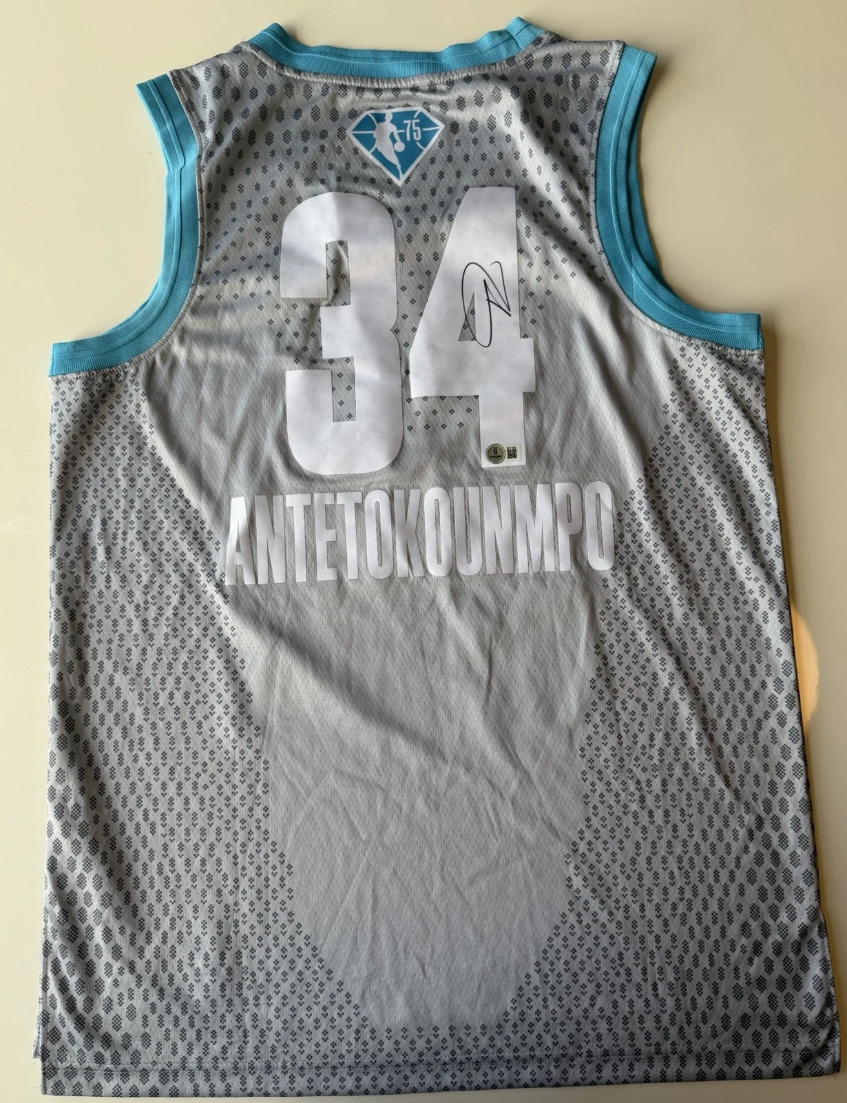 Giannis Antetokounmpo Milwaukee Bucks Autographed All Star Game Jersey Beckett