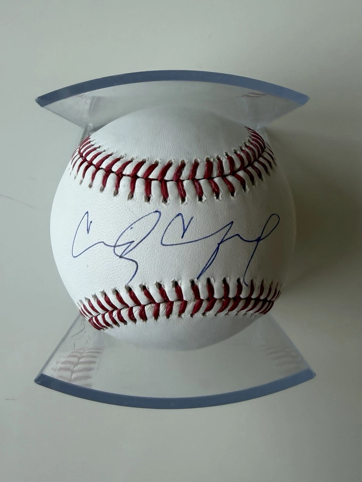 Cindy Crawford Autographed Baseball Supermodel Beckett BAS COA