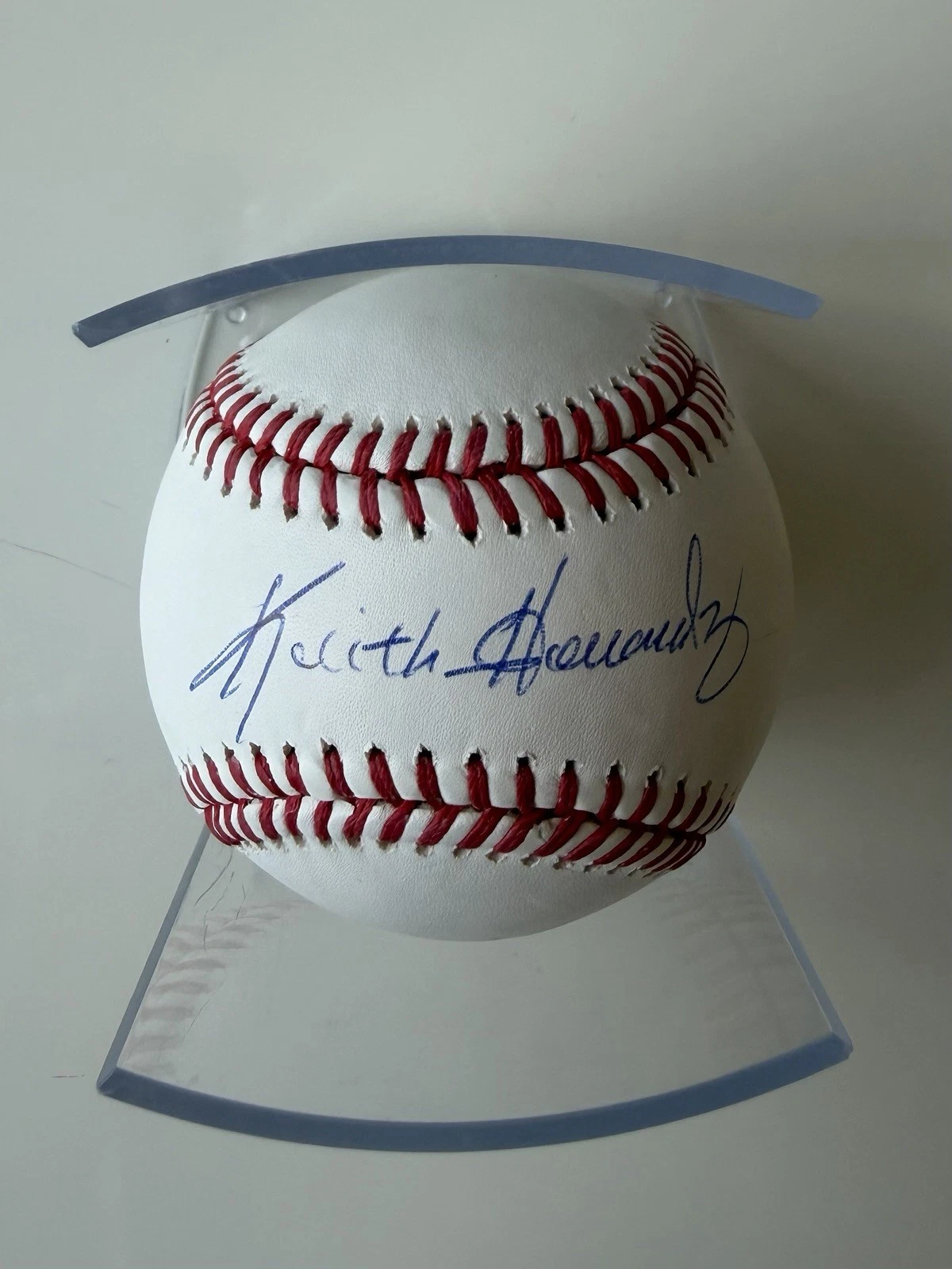 Keith Hernandez New York Mets Autographed Baseball Beckett BAS COA