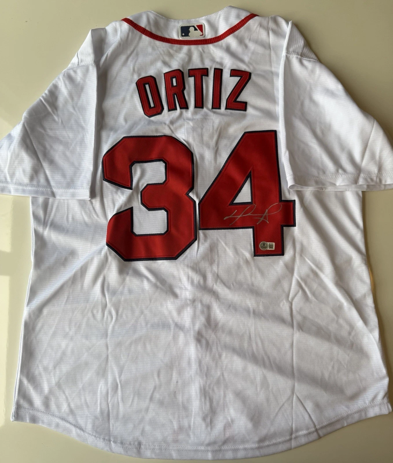 David Ortiz Boston Red Sox Autographed Jersey Beckett BAS COA