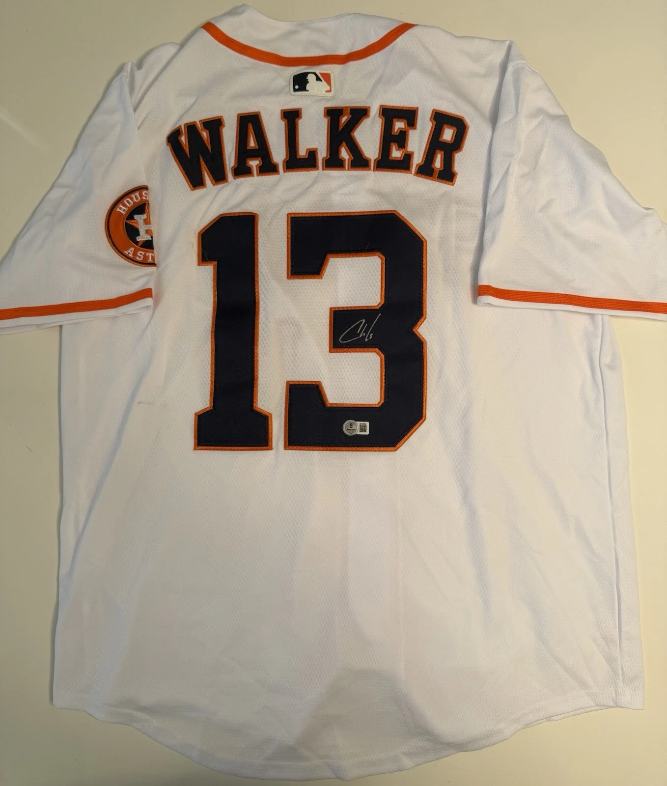 Christian Walker Houston Astros Autographed Jersey Beckett BAS COA￼
