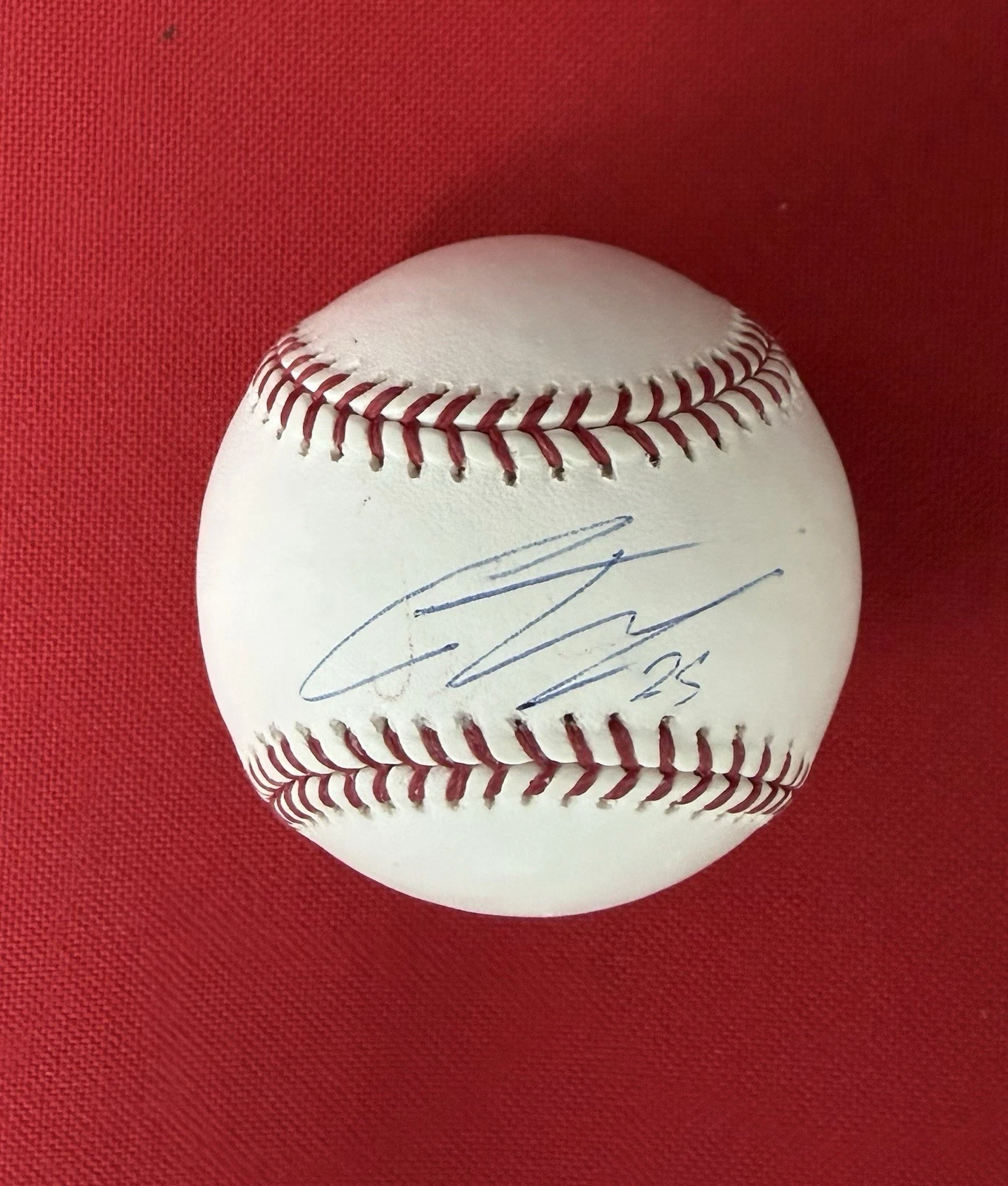 Gleyber Torres Detroit Tigers Autographed Baseball Beckett BAS COA