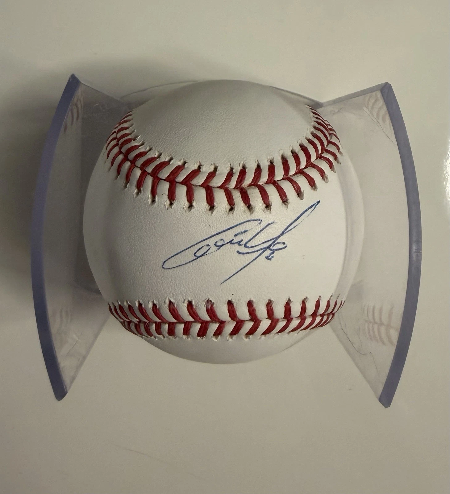 Christian Yelich Milwaukee Brewers Autographed Baseball Star JSA COA